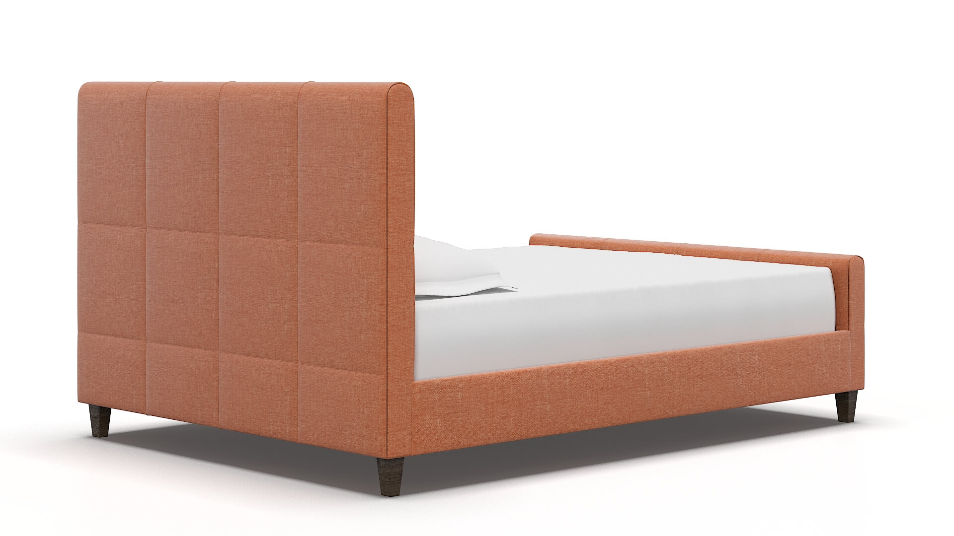 Biagio Hepburn Appricot Bed espresso legs 4