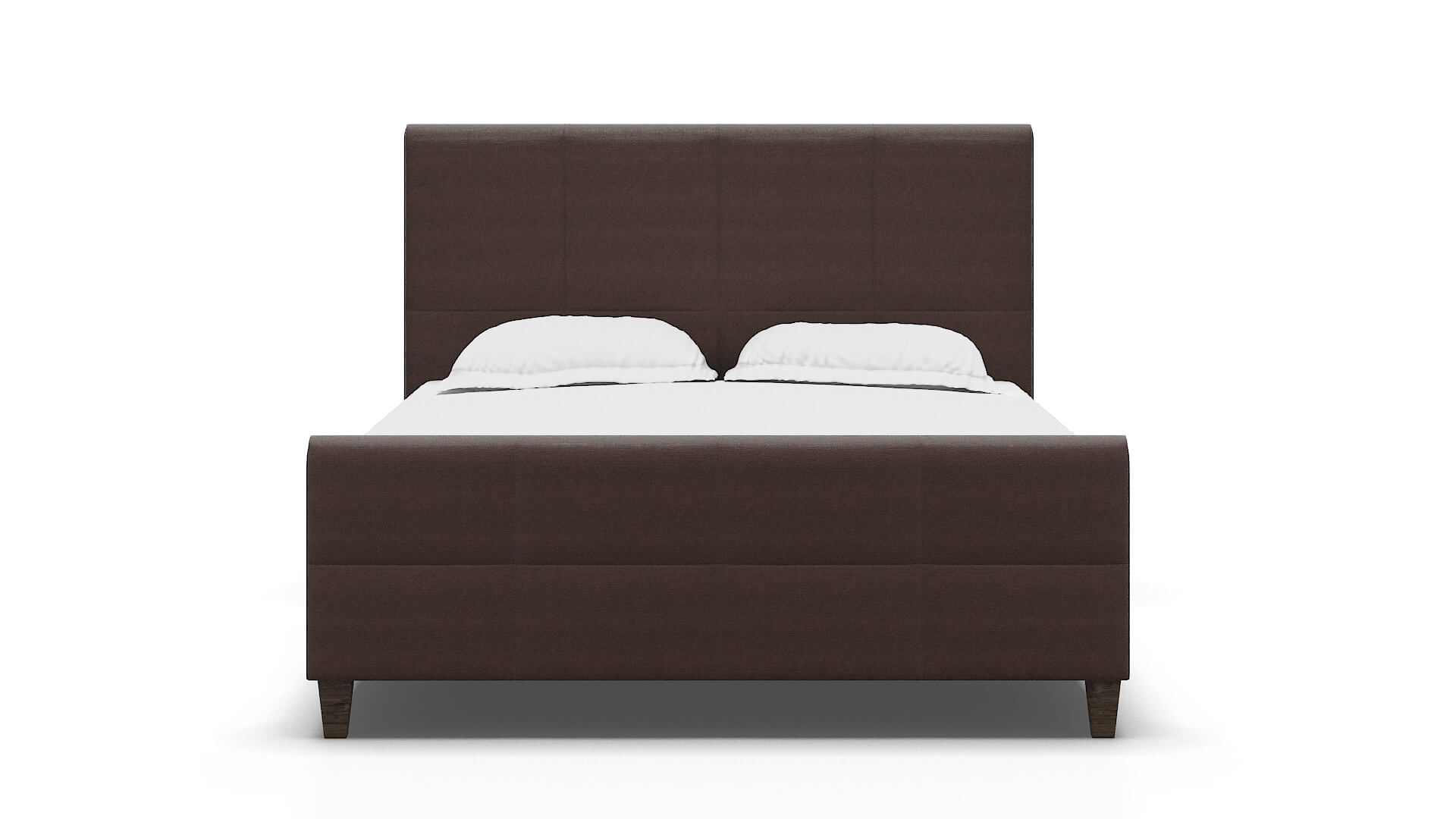 Biagio Insight Cafe Bed espresso legs 1