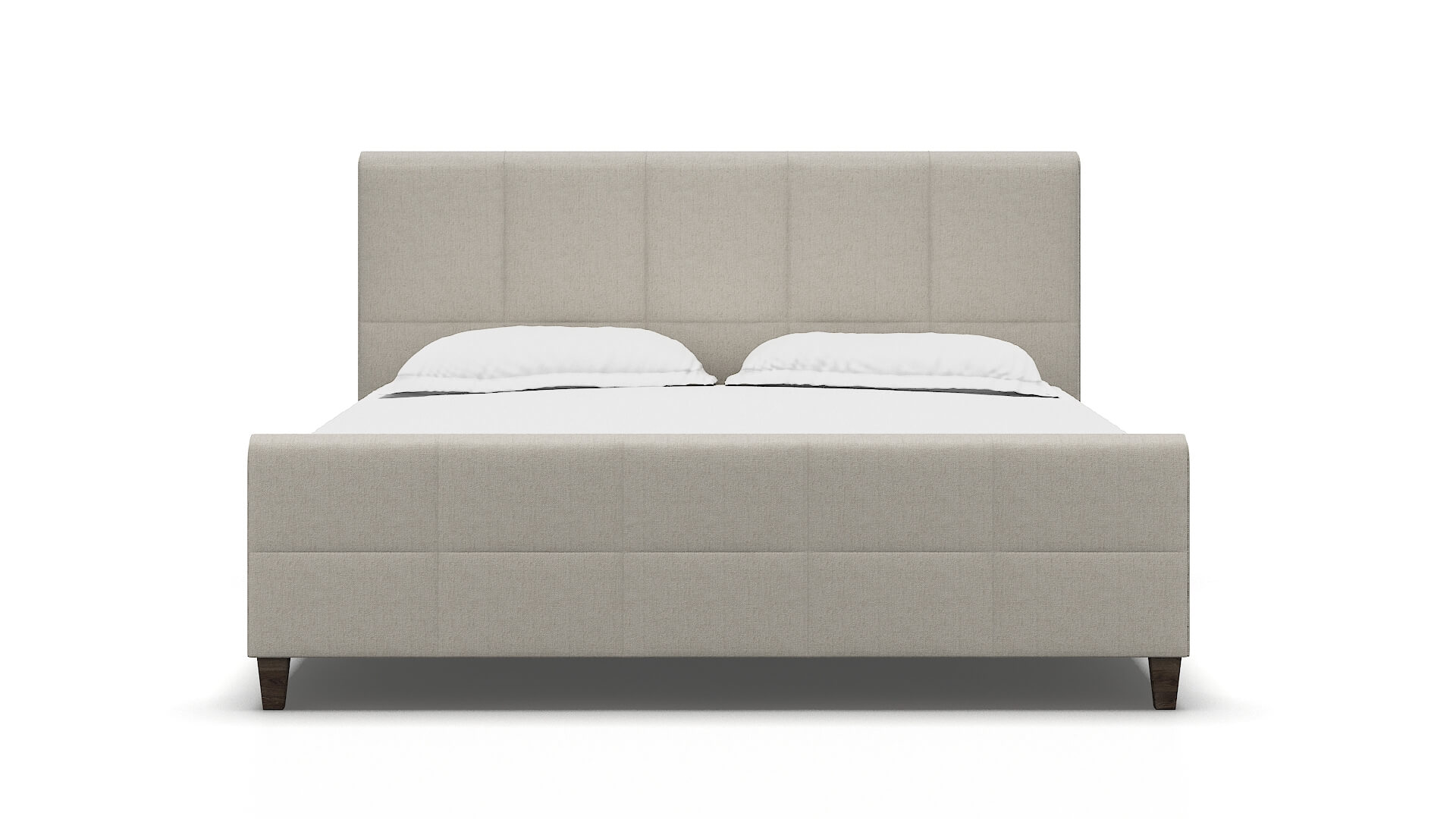 Biagio Insight Dove Bed King espresso legs 1