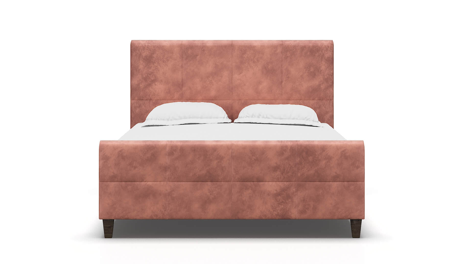 Biagio Naples Blush Bed espresso legs 1