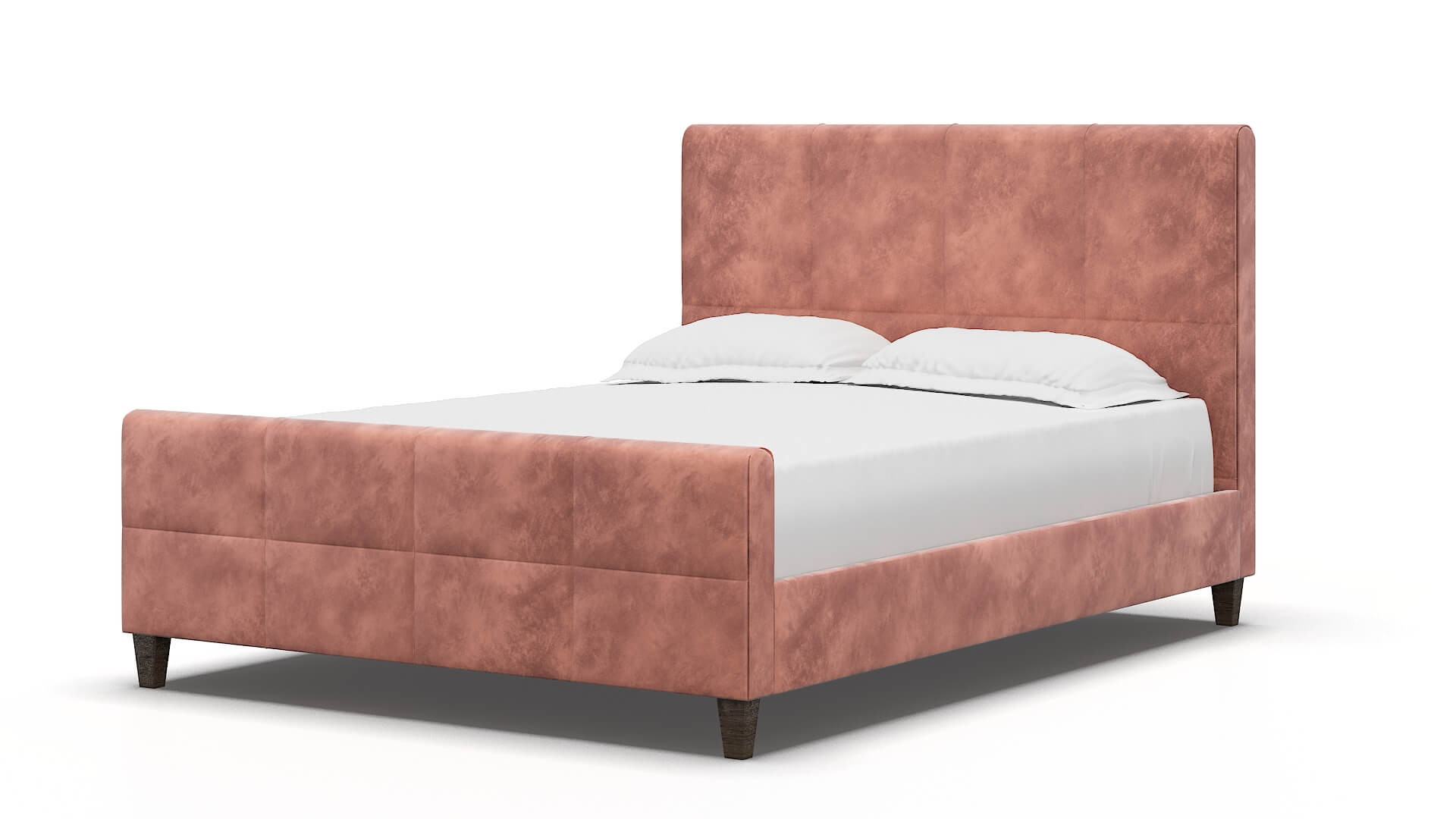 Biagio Naples Blush Bed espresso legs 5
