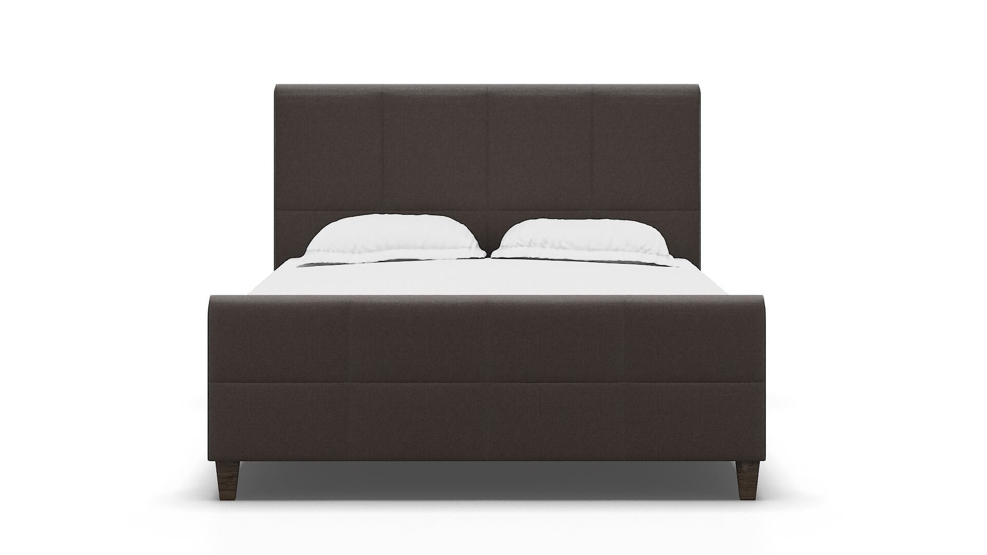 Biagio Naples Graphite Bed espresso legs 1