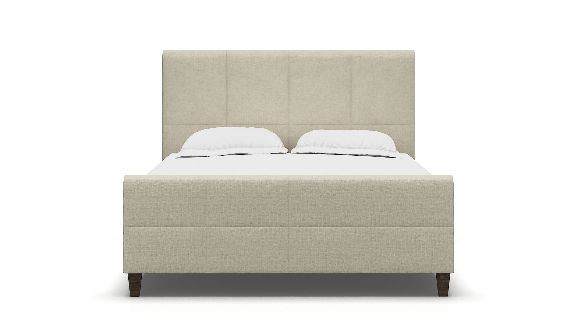 Biagio Phoenix Ivory Bed espresso legs 1