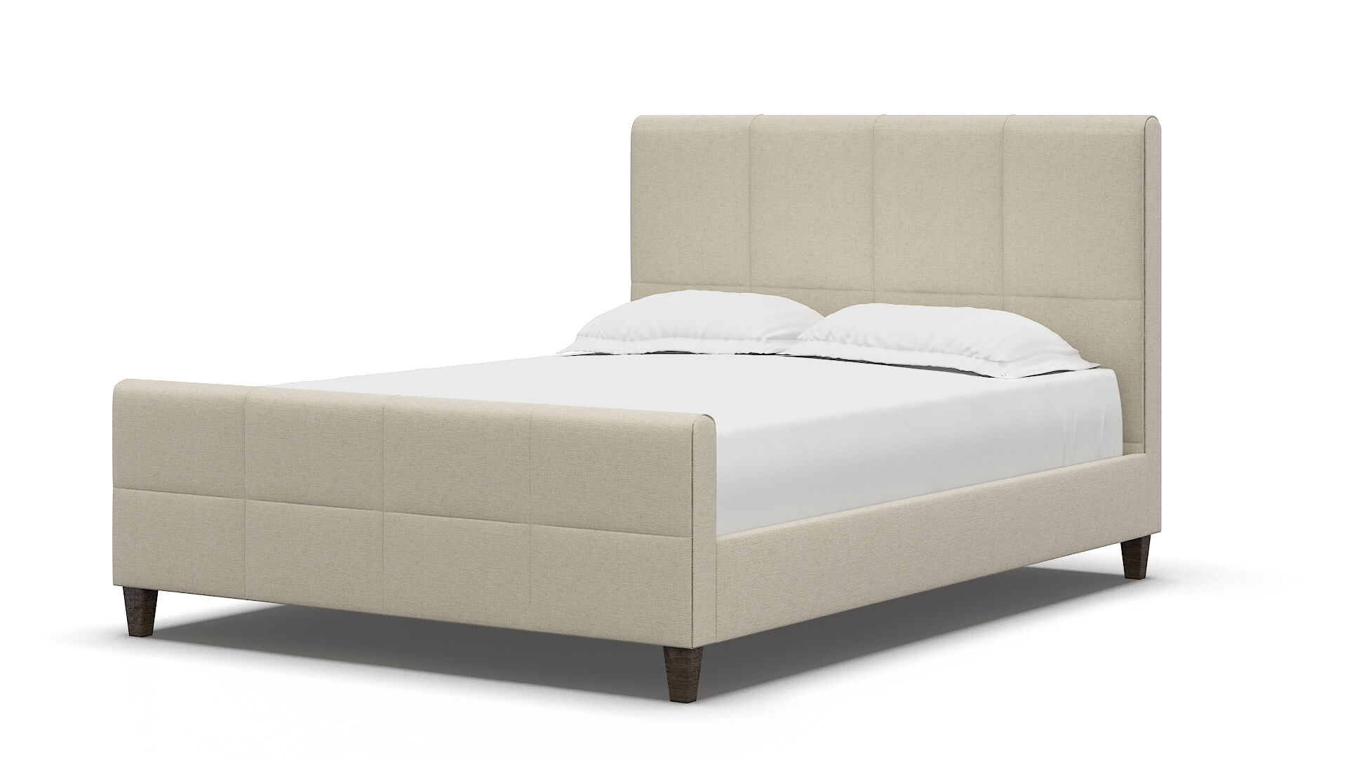 Biagio Phoenix Ivory Bed espresso legs 5