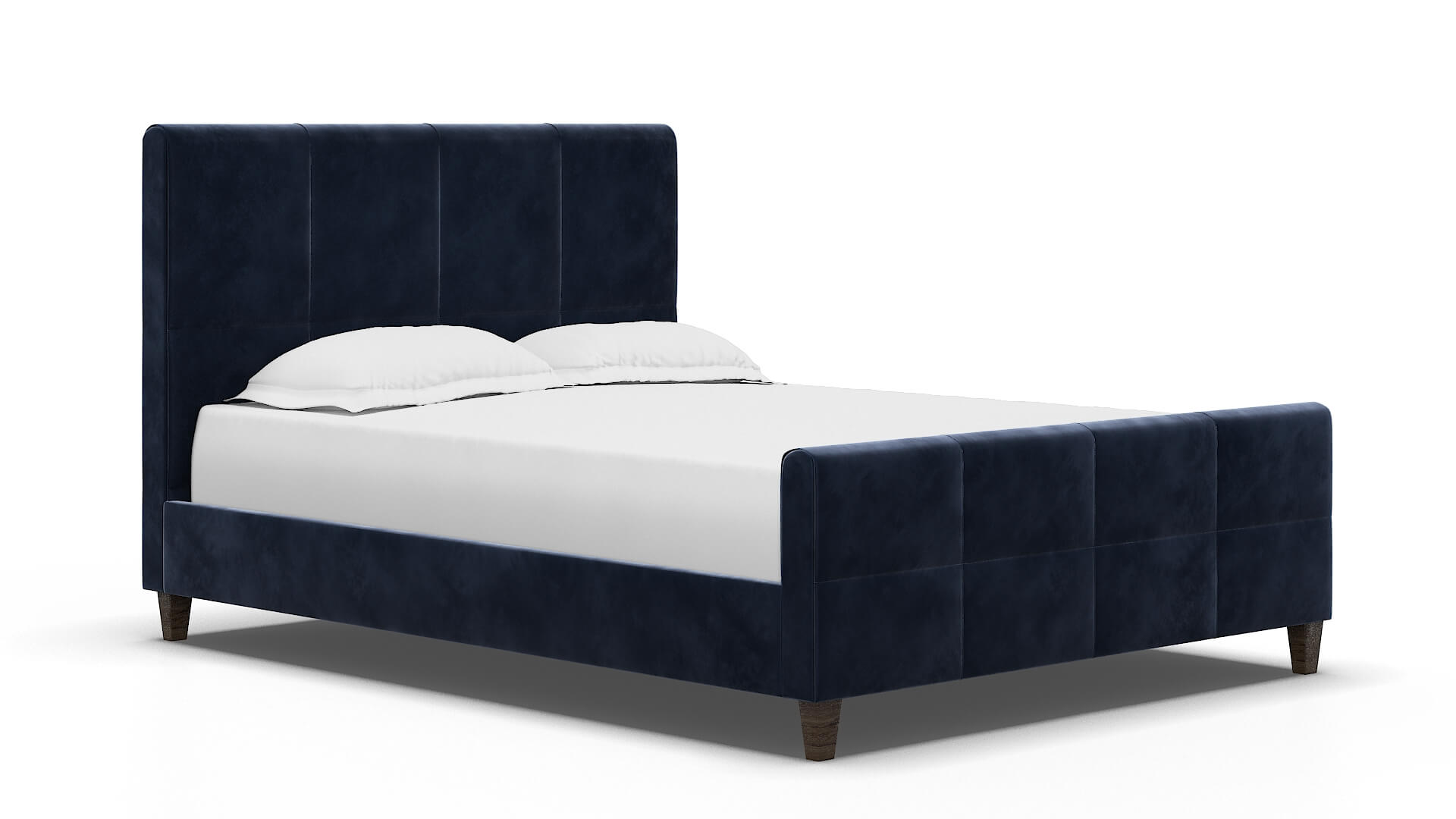 Biagio Royale Cobalt Bed espresso legs 2