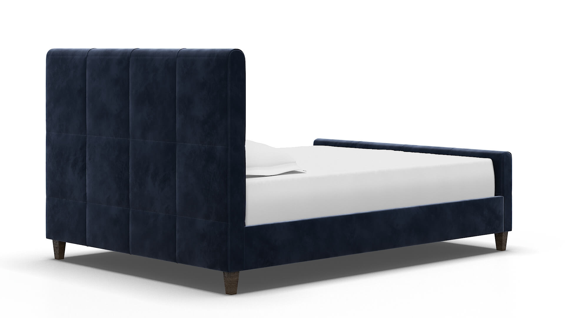 Biagio Royale Cobalt Bed espresso legs 4
