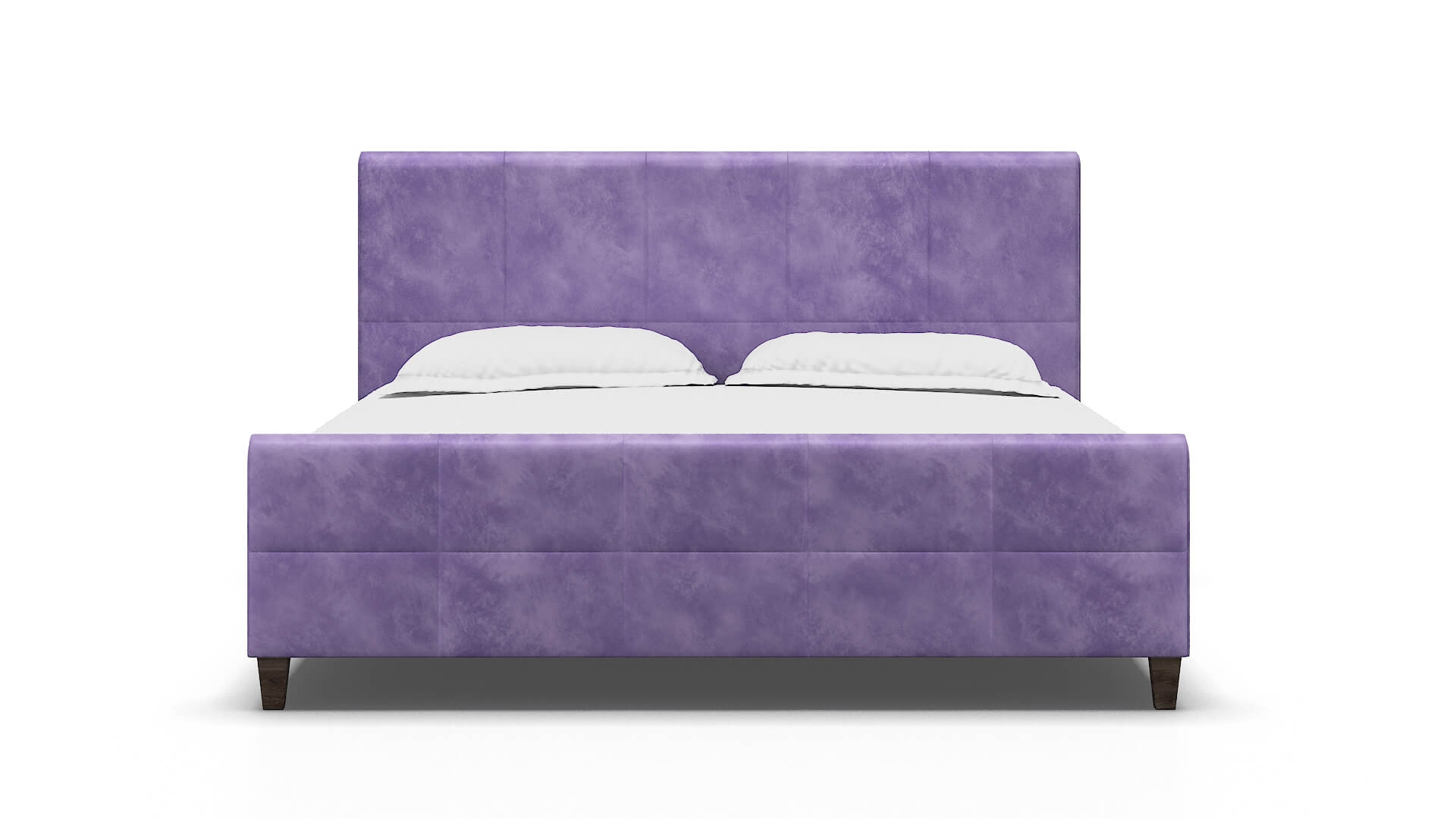 Biagio Royale Lavender Bed King espresso legs 1