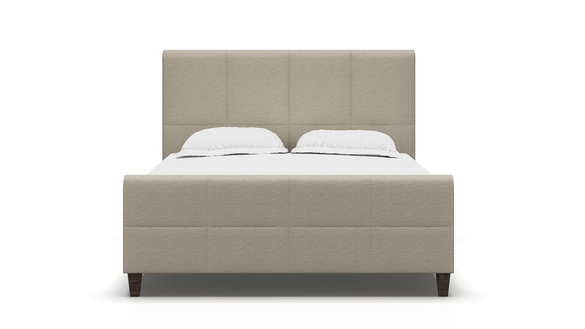 Biagio Sosoftness 72 Bed espresso legs 1