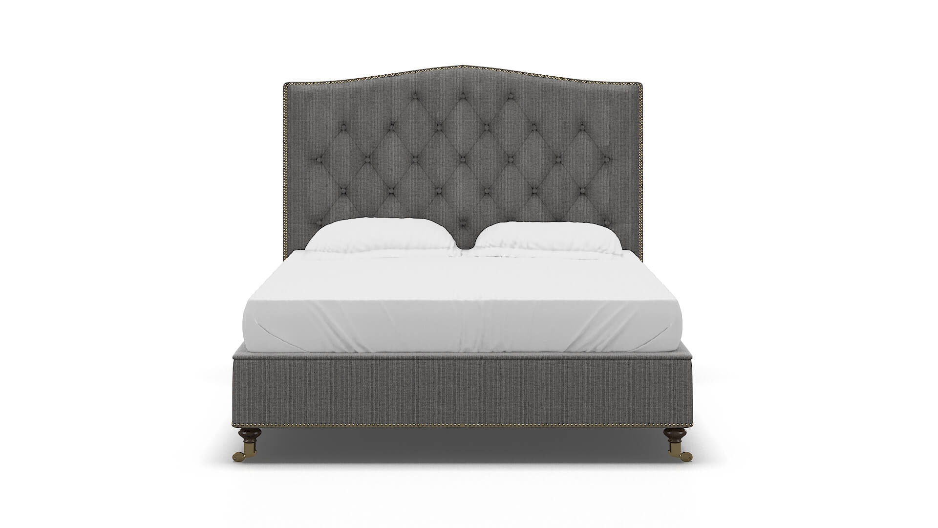 Bijou Avenger Zinc Bed espresso legs 1