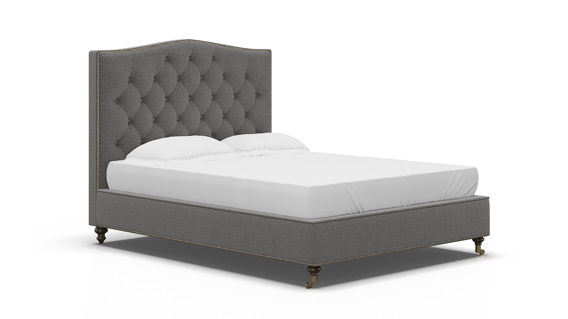 Bijou Avenger Zinc Bed espresso legs 2
