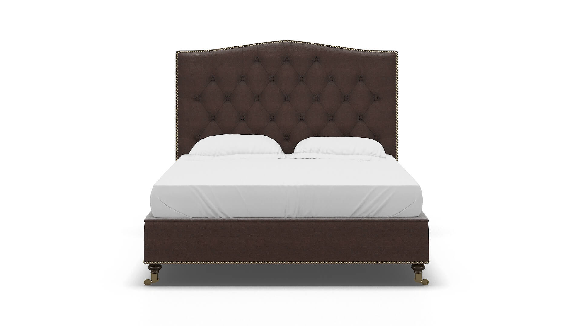 Bijou Bella Espresso Bed espresso legs 1