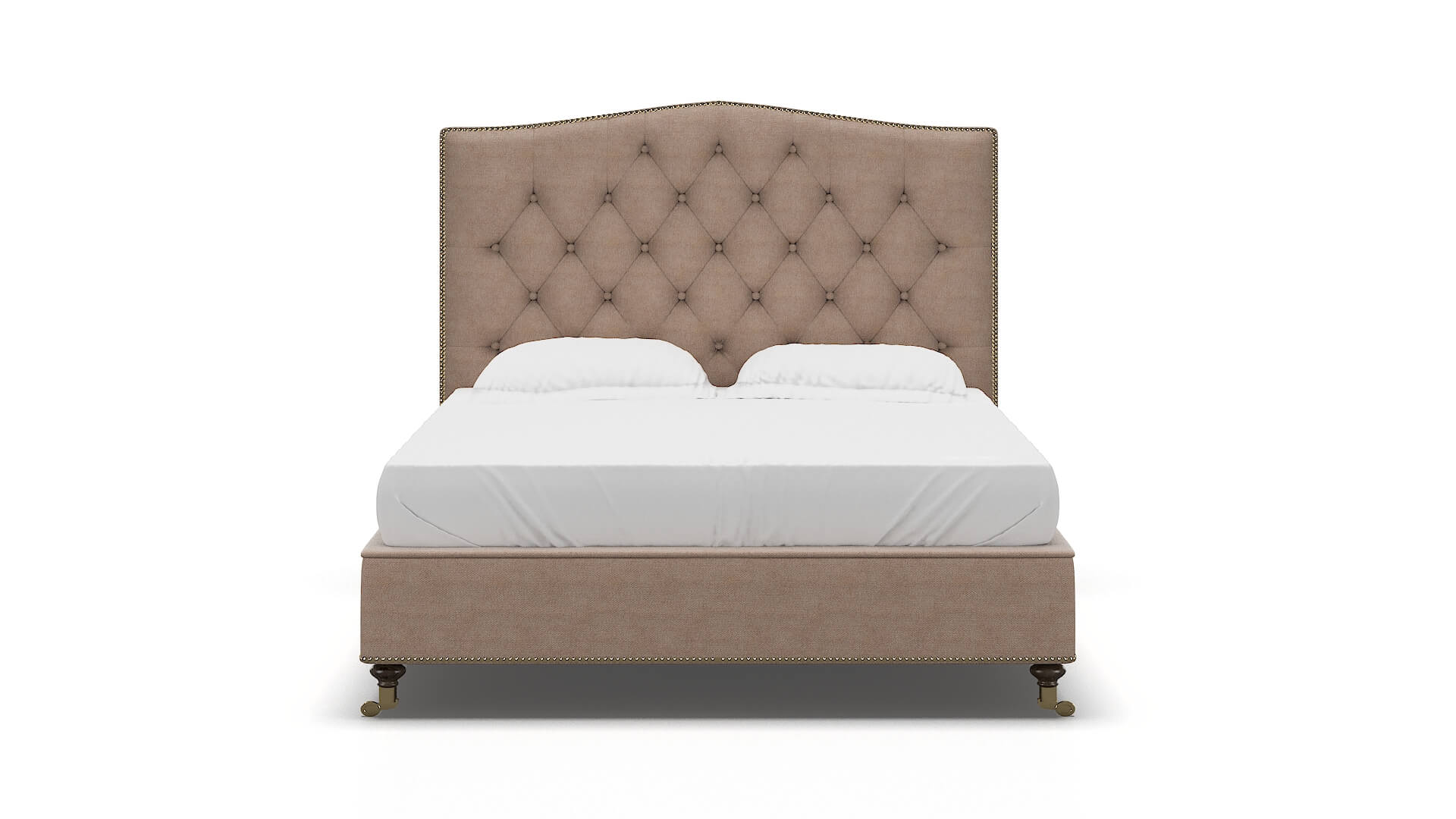 Bijou Bella Pewter Bed espresso legs 1