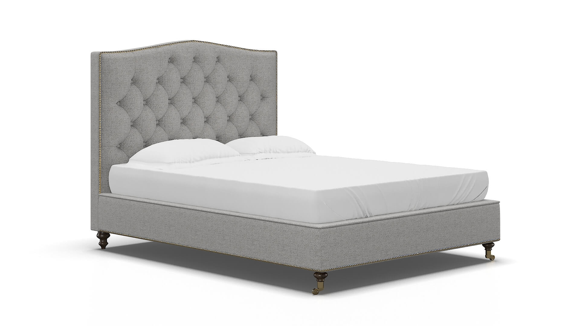 Bijou Catalina Silver Bed espresso legs 2