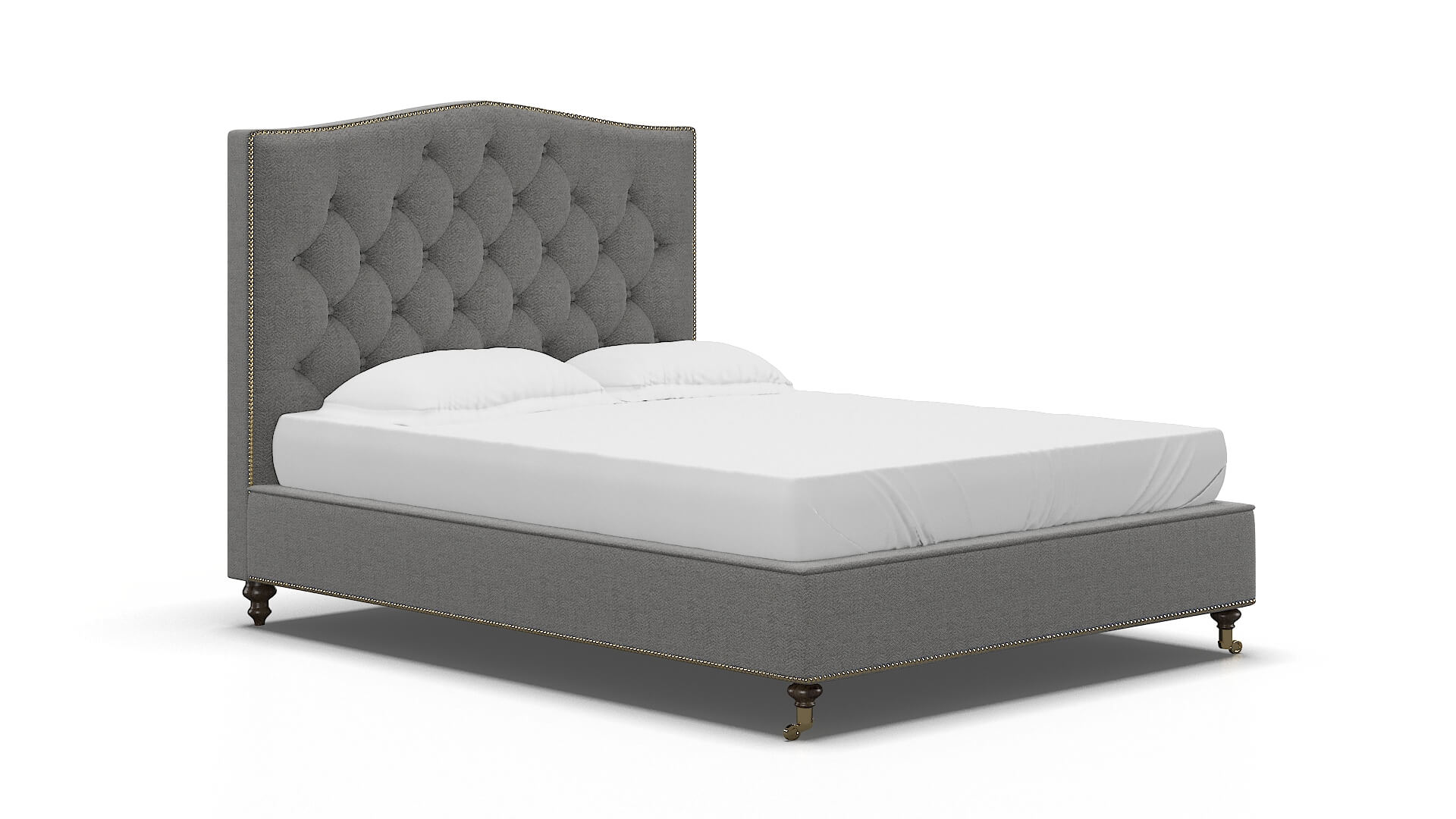 Bijou Catalina Steel Bed espresso legs 2