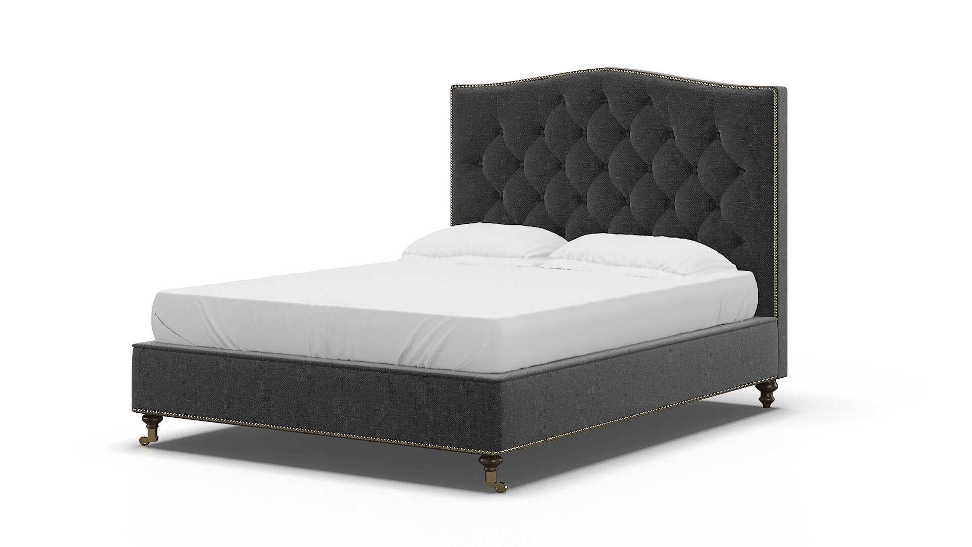 Bijou Chance Denim Bed espresso legs 5