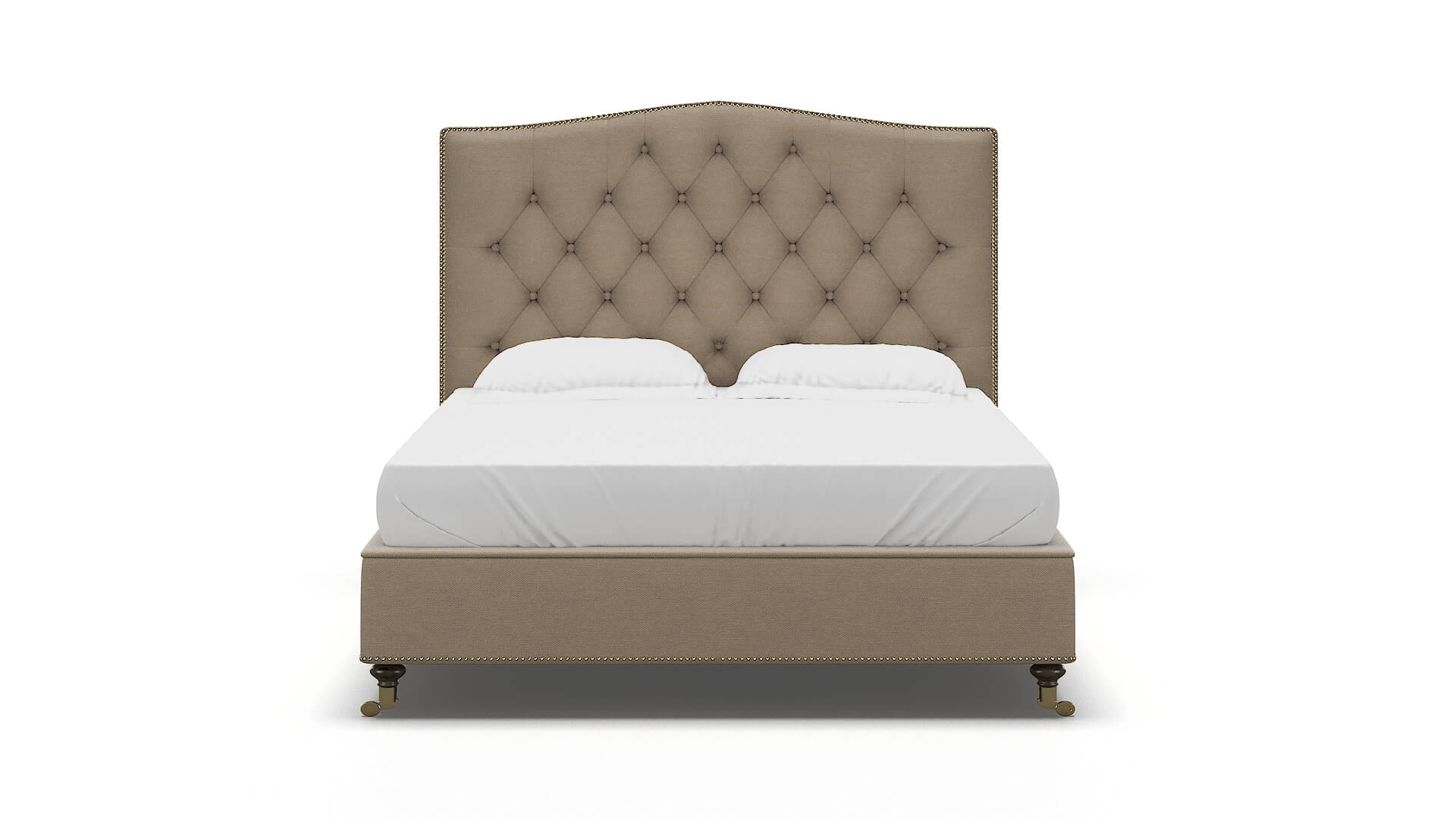 Bijou Chance Platinum Bed espresso legs 1