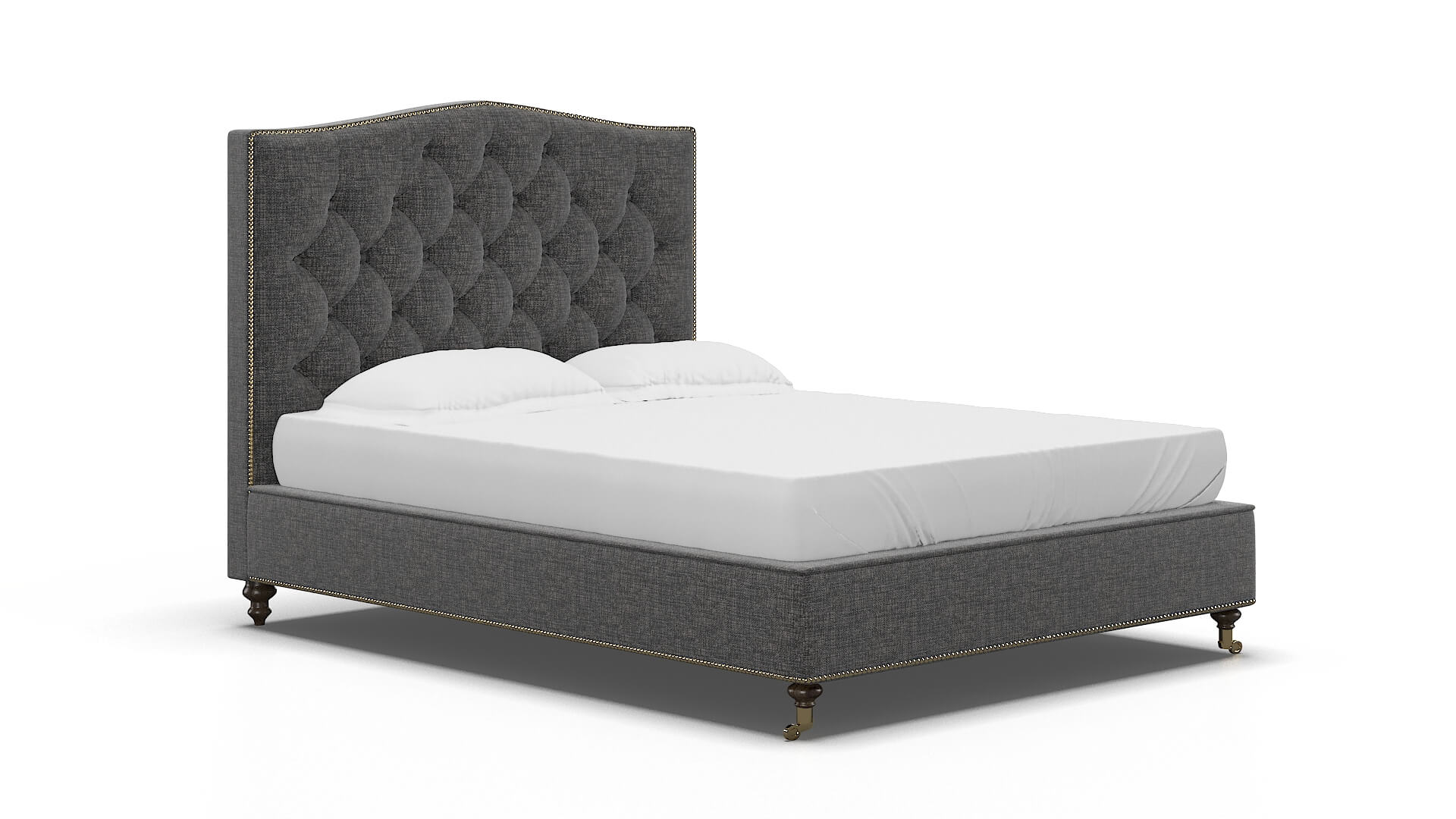 Bijou Curious Eclipse Bed espresso legs 2
