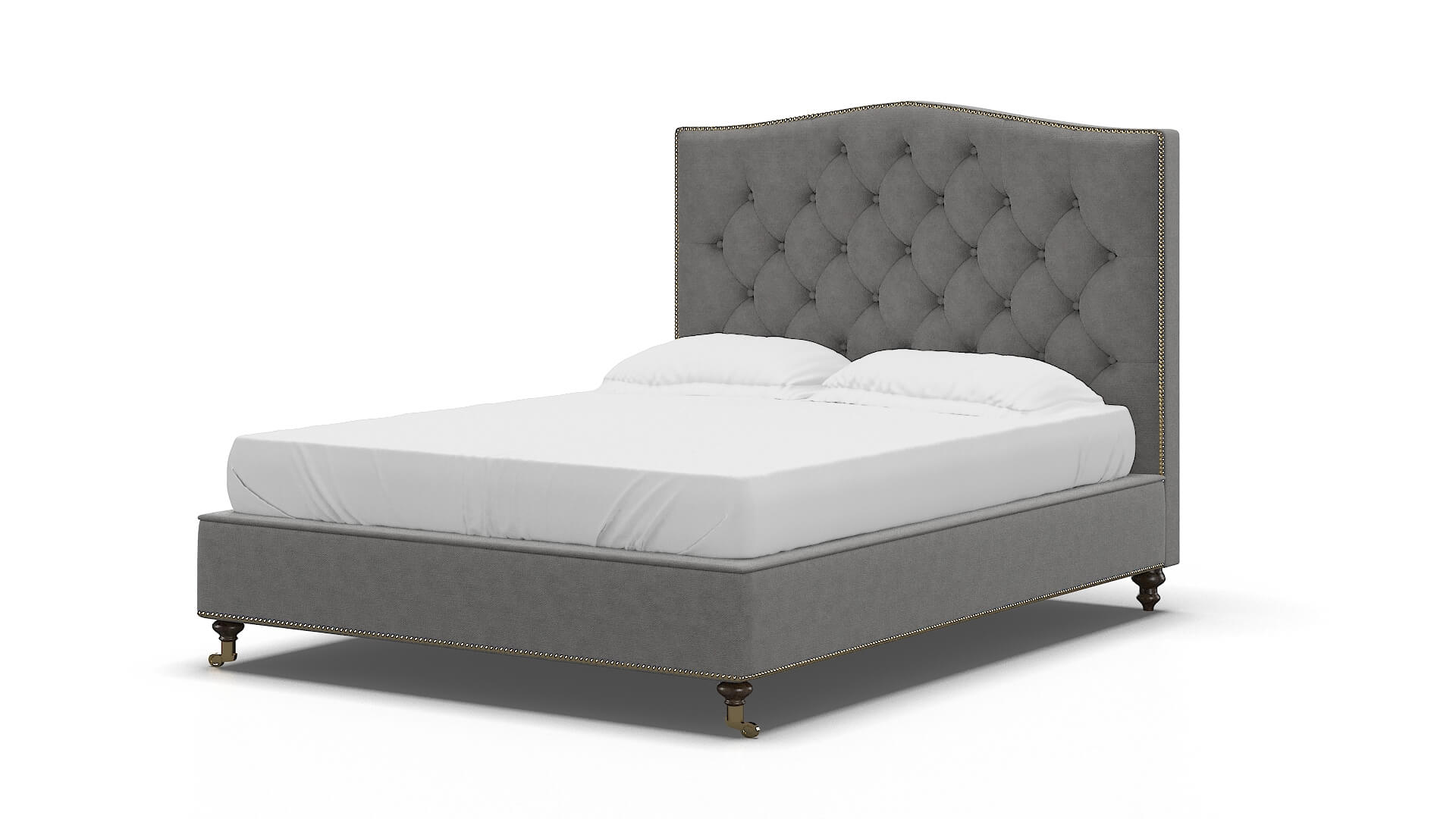 Bijou Dream_d Charcoal Bed espresso legs 5