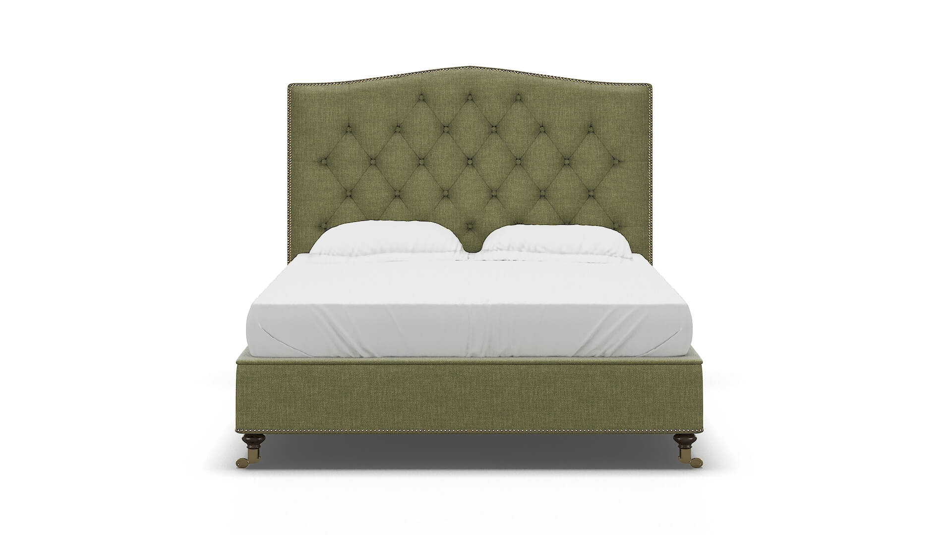 Bijou Durham Lime Bed espresso legs 1