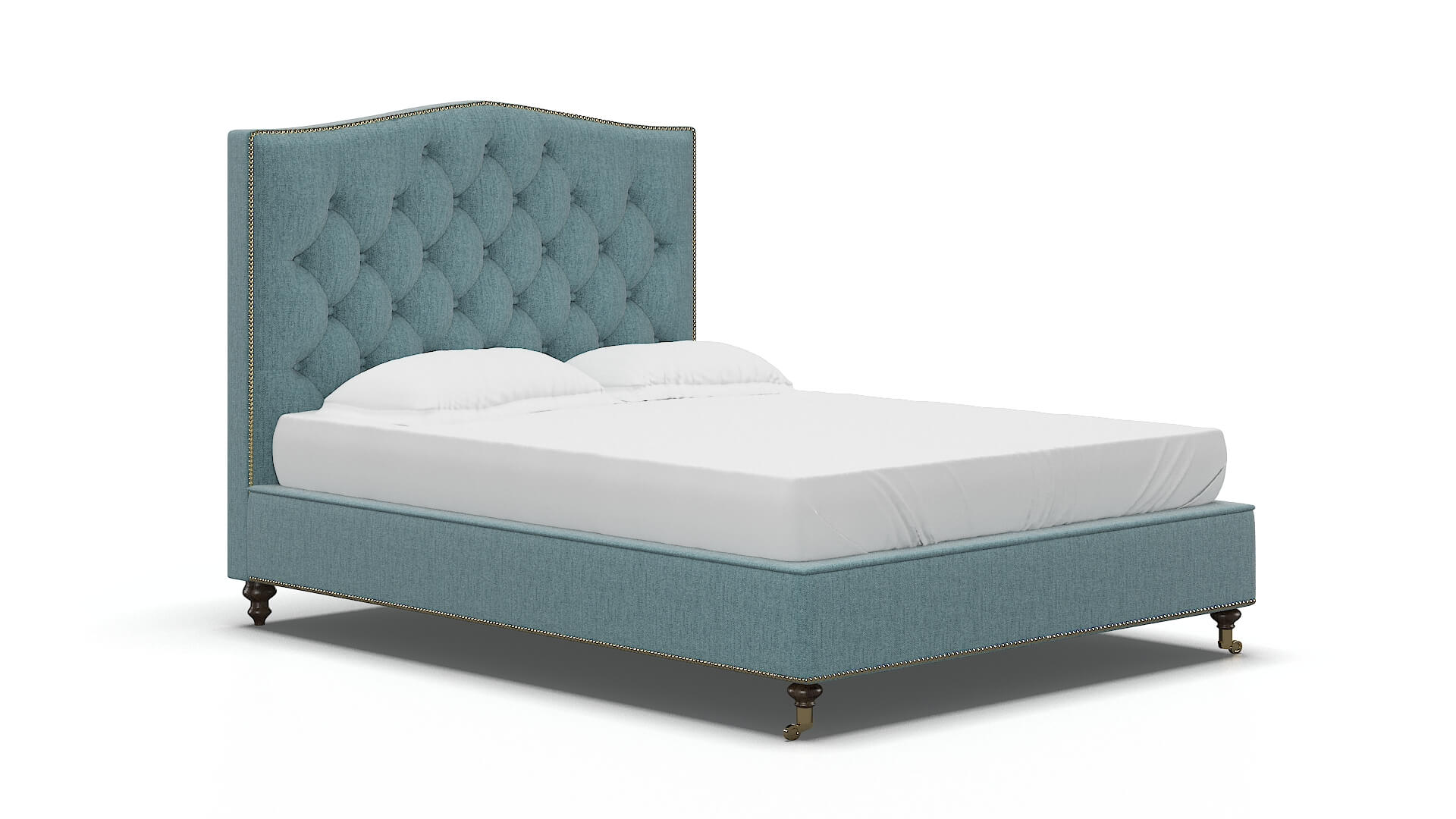 Bijou Insight Peacock Bed espresso legs 2