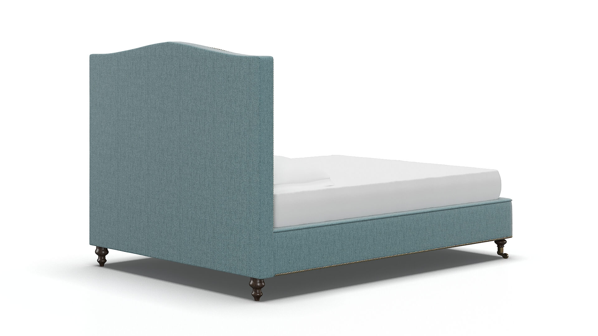 Bijou Insight Peacock Bed espresso legs 4