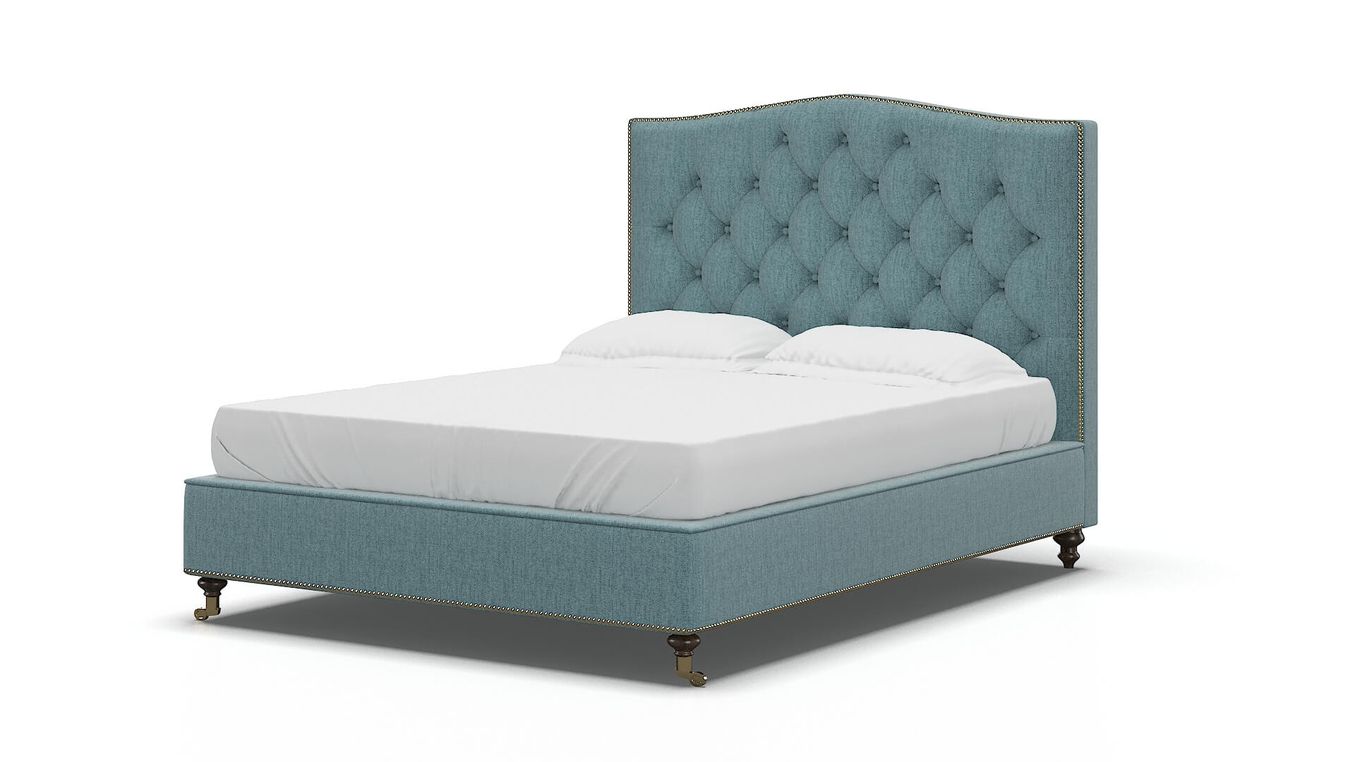 Bijou Insight Peacock Bed espresso legs 5