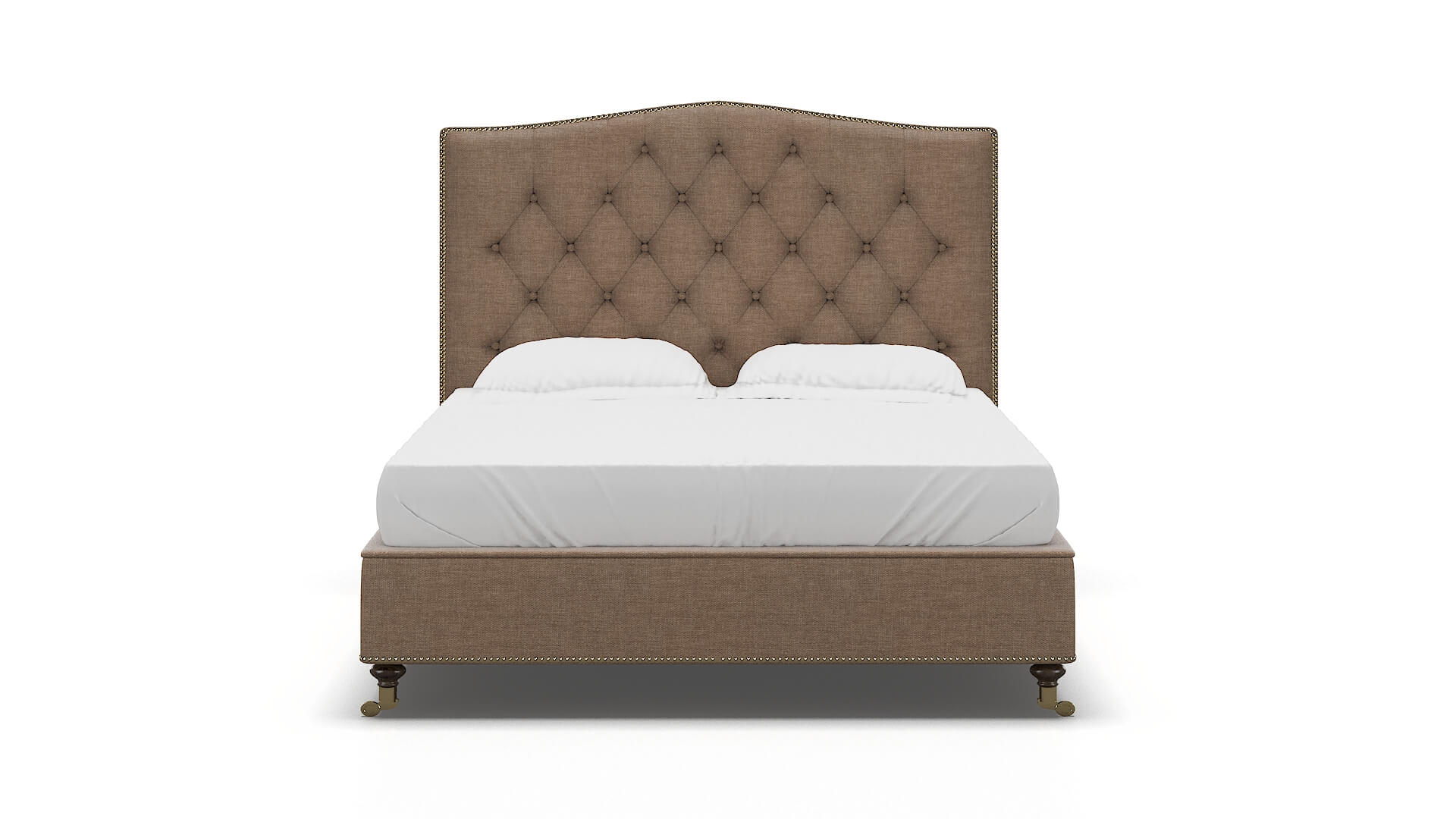 Bijou Keylargo Mink Bed espresso legs 1