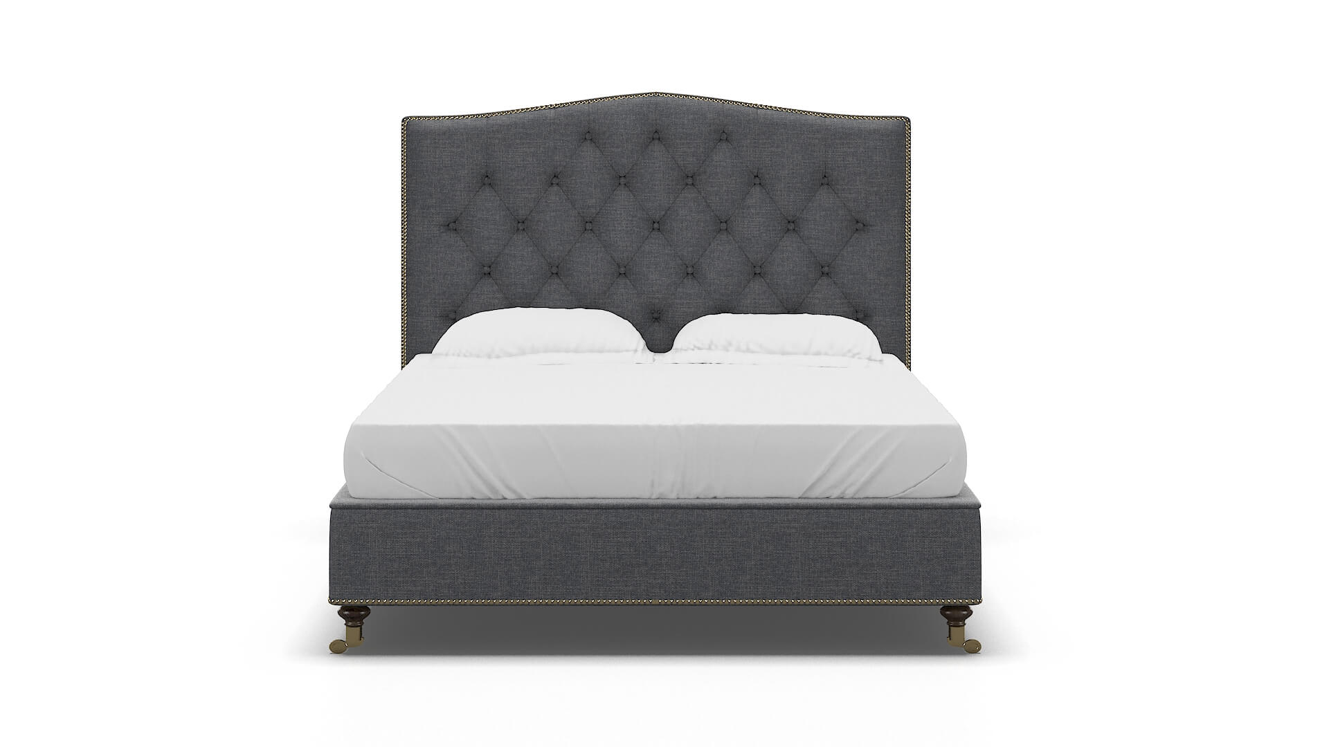 Bijou Lana Onyx Bed espresso legs 1