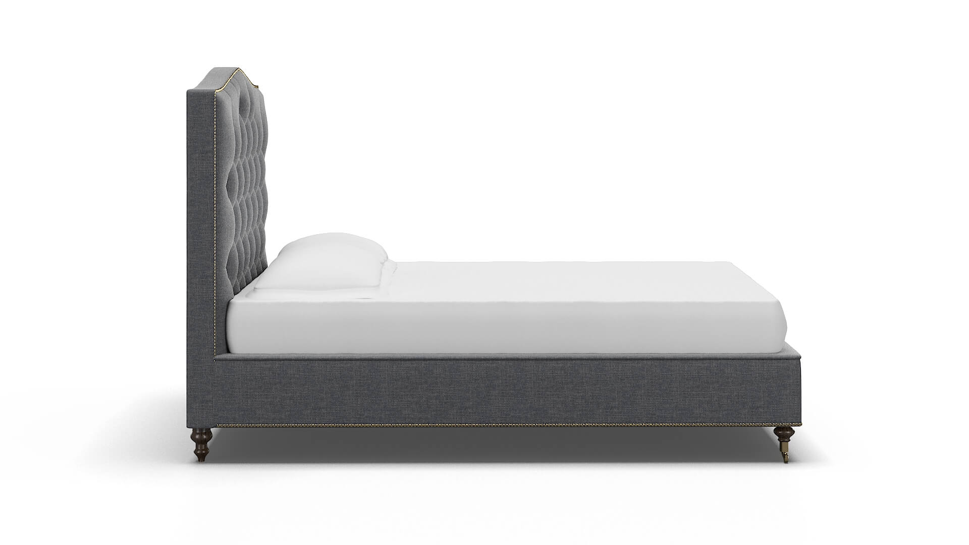 Bijou Lana Onyx Bed espresso legs 3
