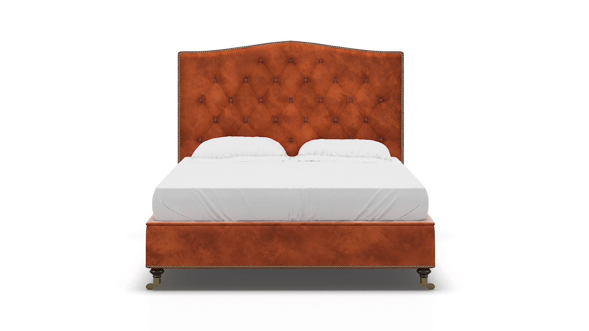 Bijou Loft Copper Bed espresso legs 1
