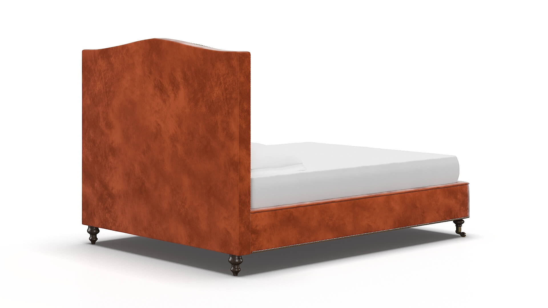 Bijou Loft Copper Bed espresso legs 4