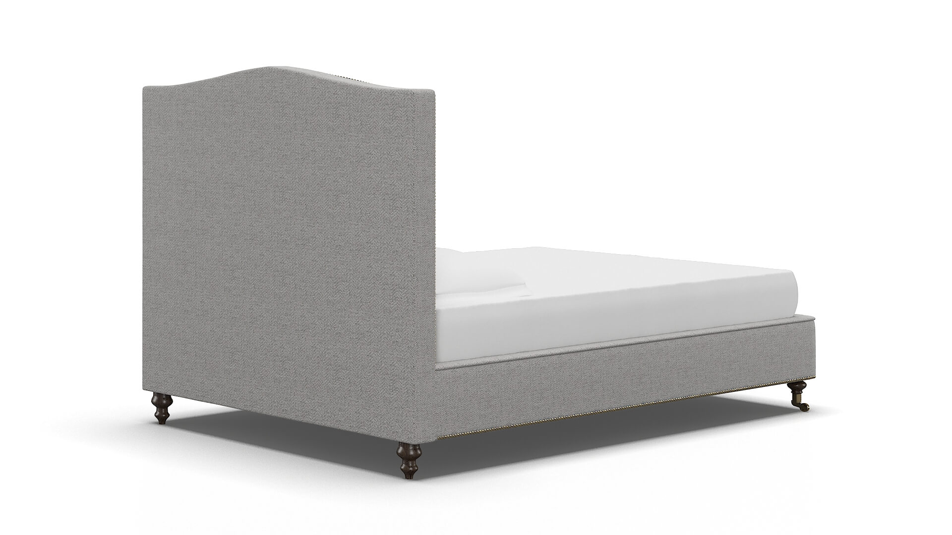 Bijou Malibu Dove Bed espresso legs 4