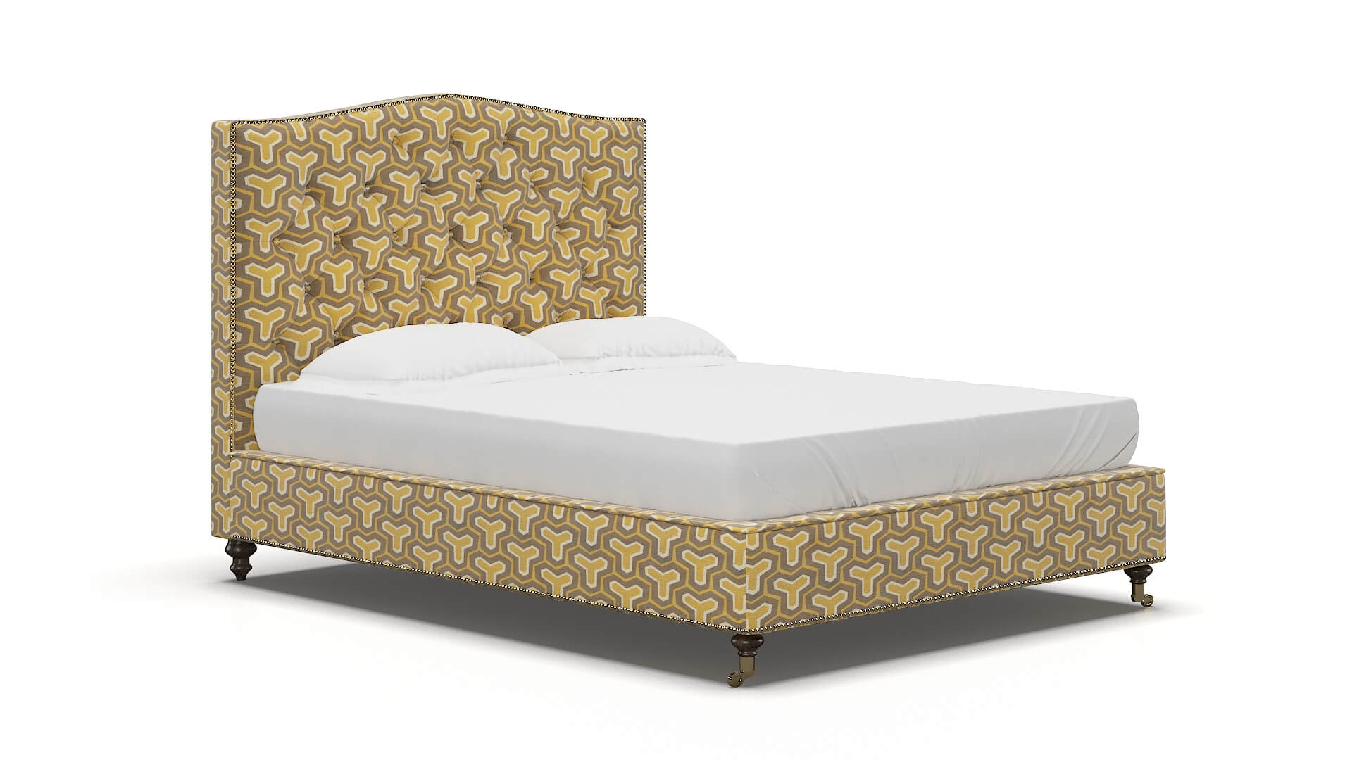 Bijou Merci Dijon Bed espresso legs 2