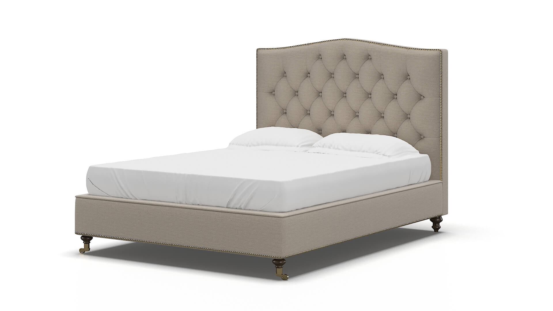 Bijou Naples Almond Bed espresso legs 5