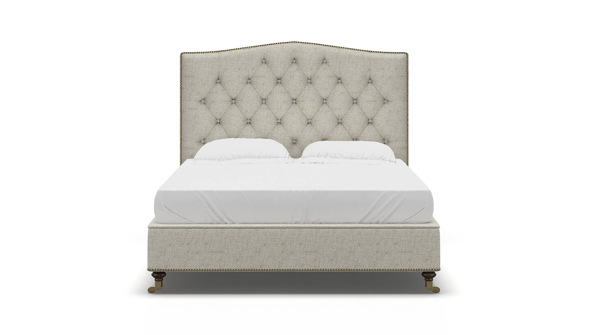 Bijou Oceanside Birch Bed espresso legs 1