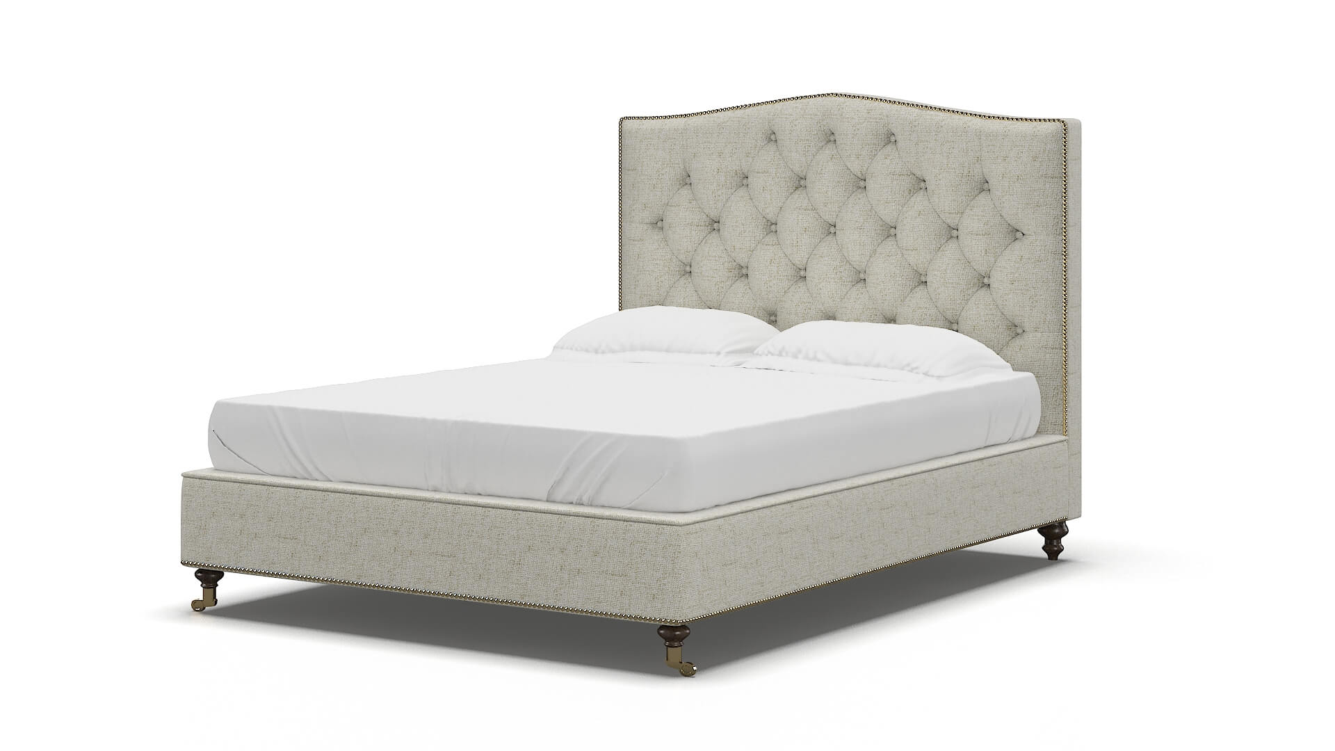 Bijou Oceanside Birch Bed espresso legs 5