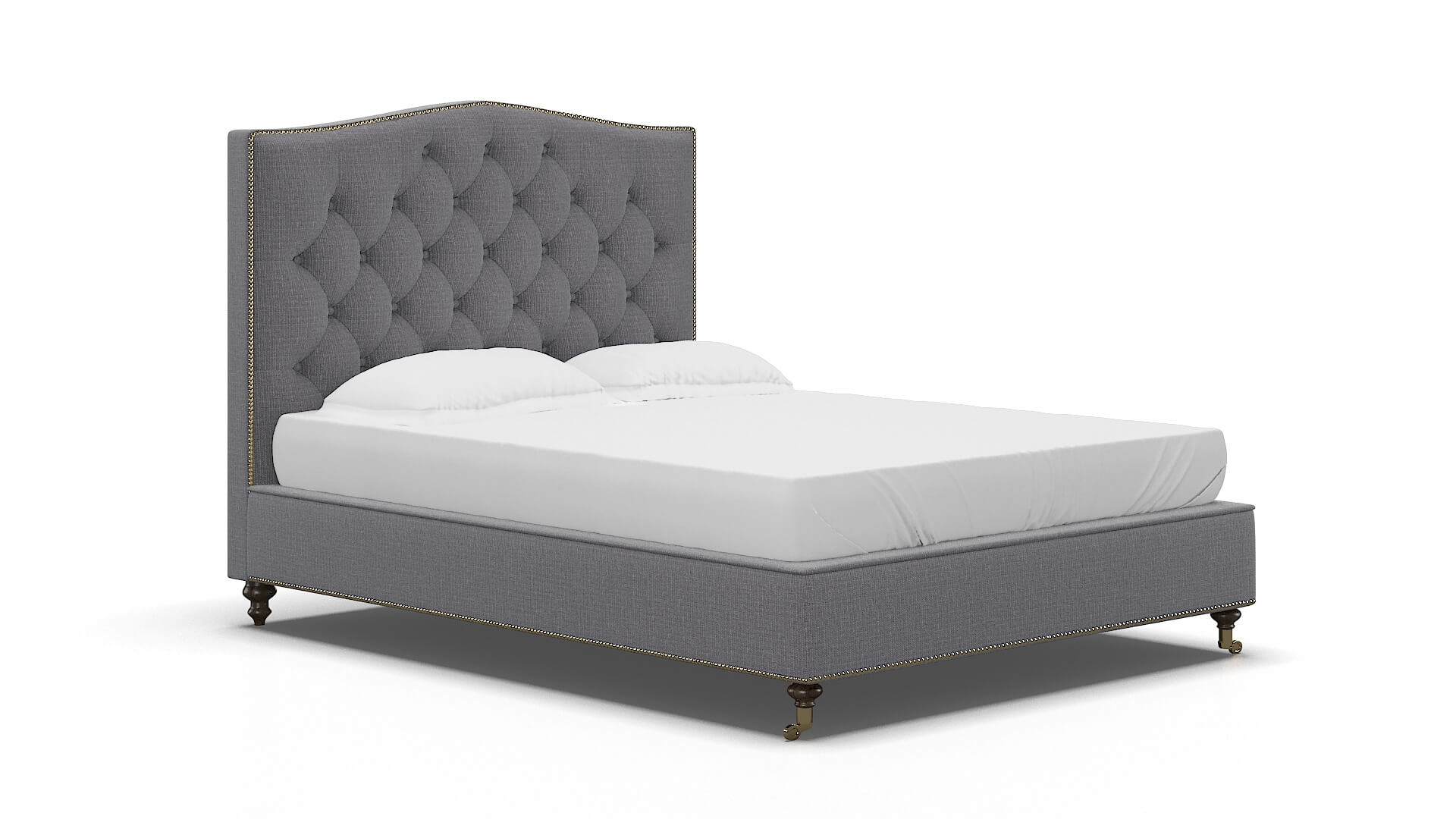 Bijou Parker Ash Bed espresso legs 2