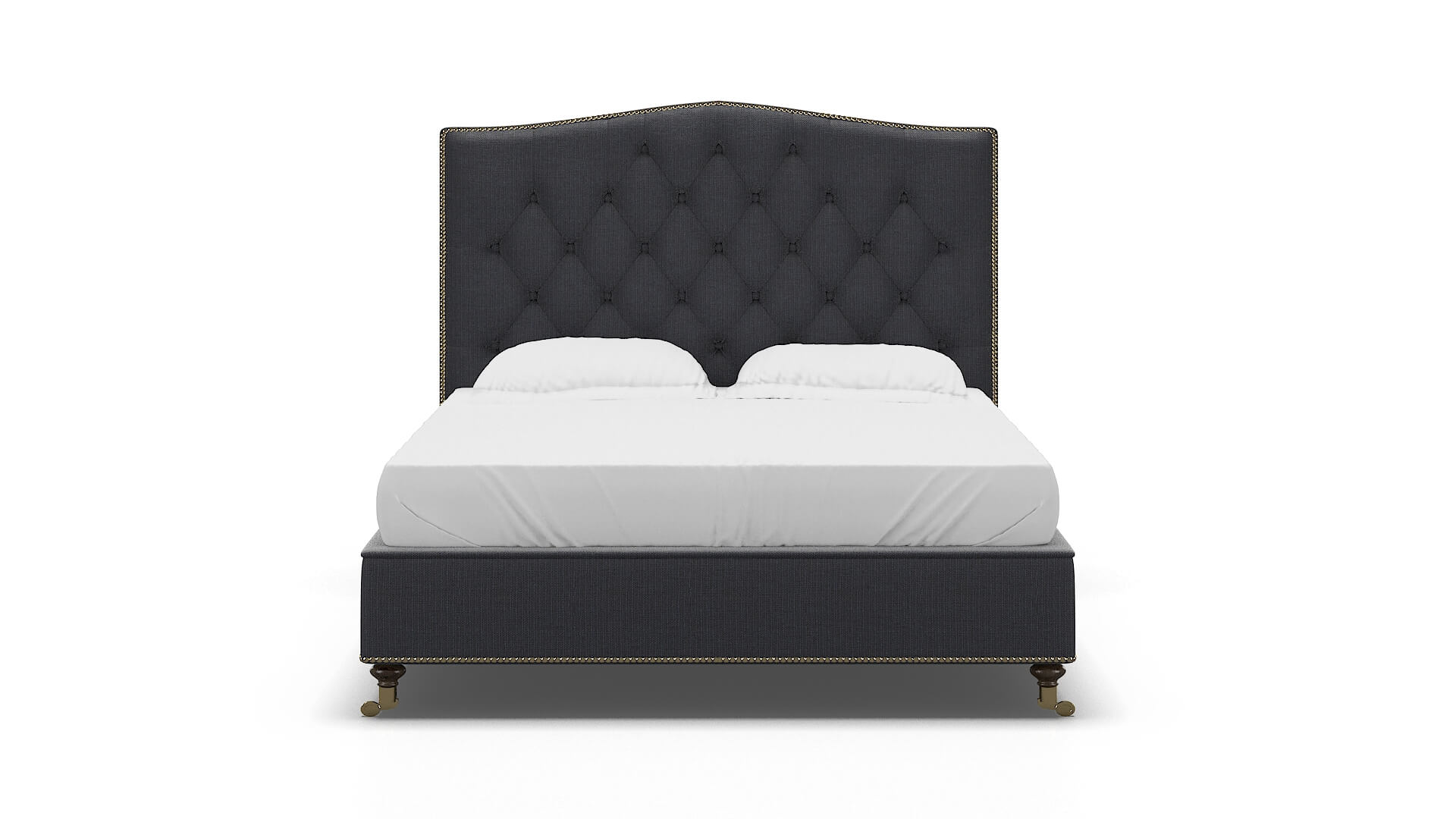 Bijou Parker Midnight Bed espresso legs 1