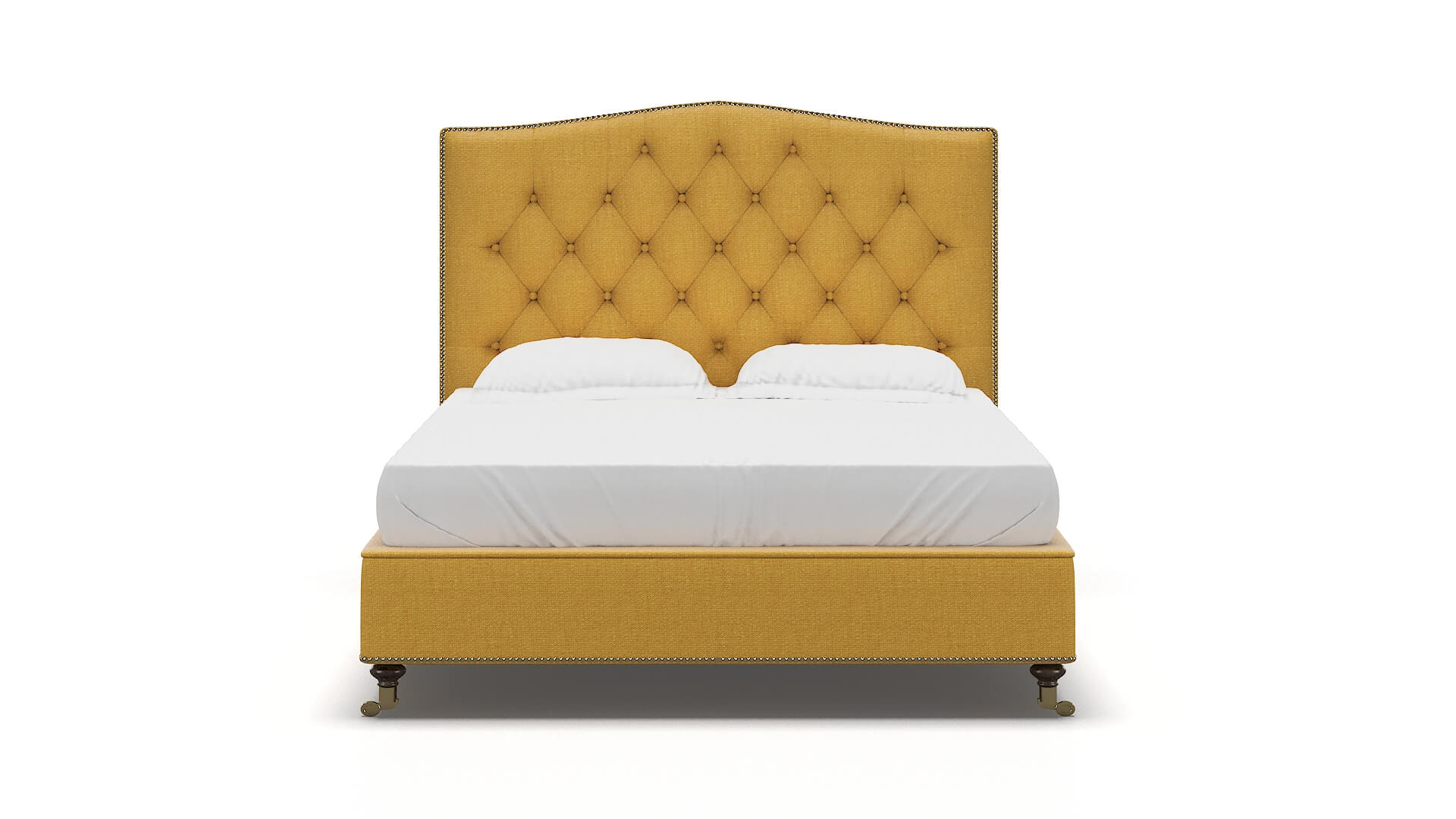 Bijou Portland Dijon Bed espresso legs 1