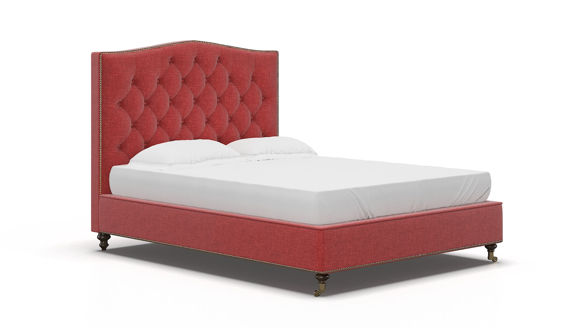 Bijou Royale Berry Bed espresso legs 2