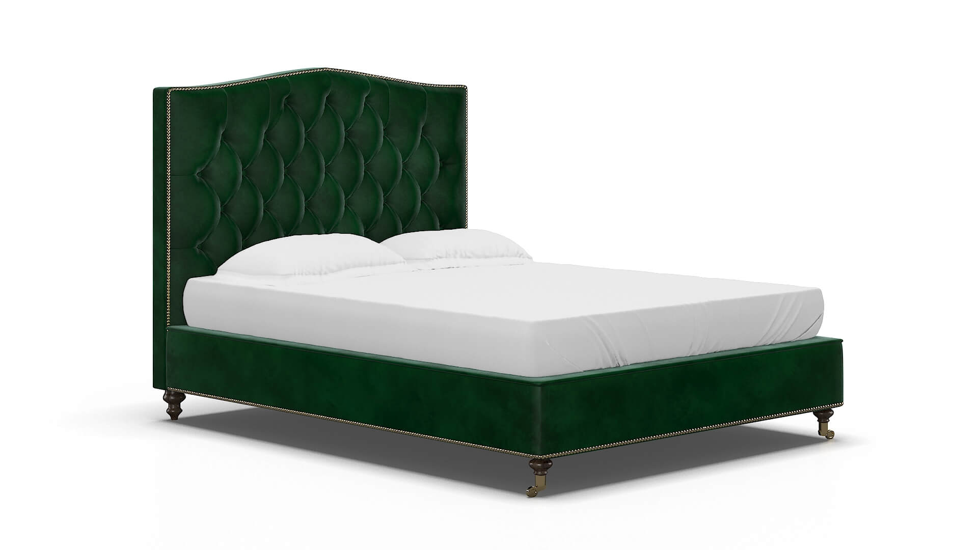 Bijou Royale Evergreen Bed espresso legs 2