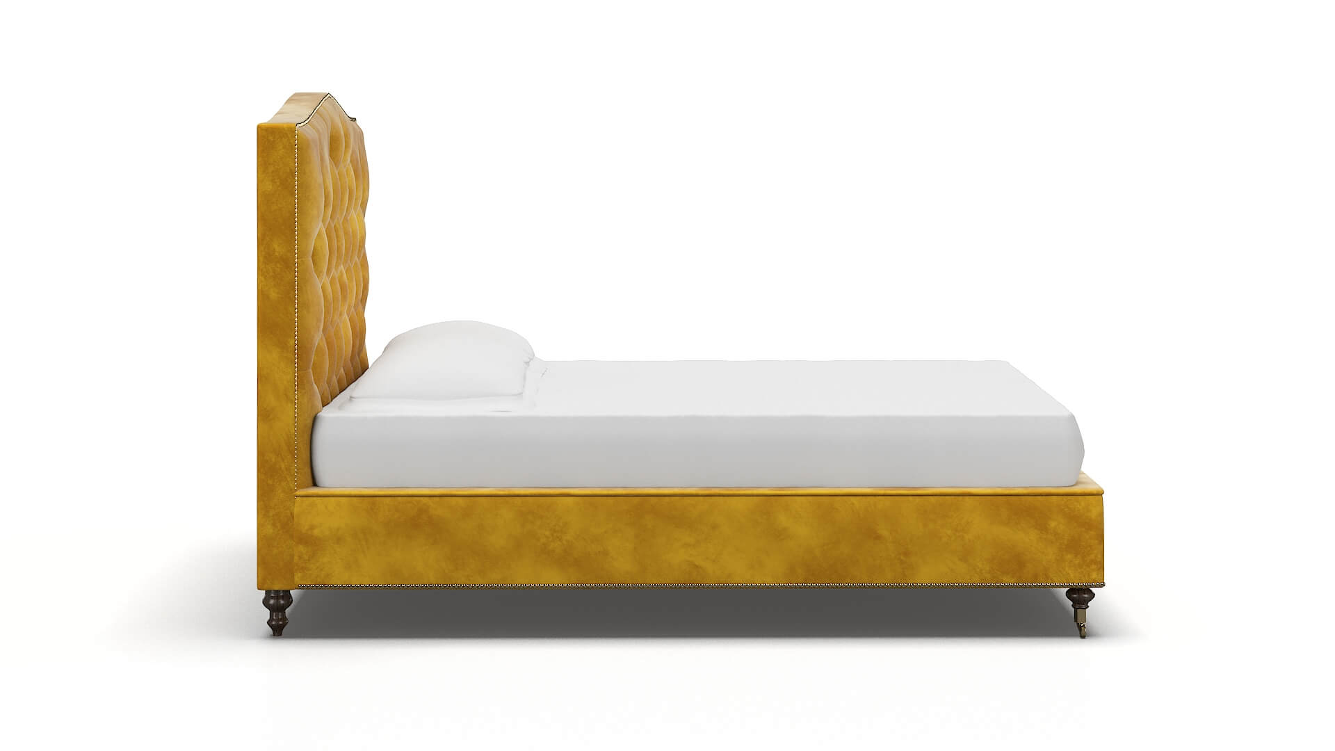 Bijou Royale Marigold Bed espresso legs 3