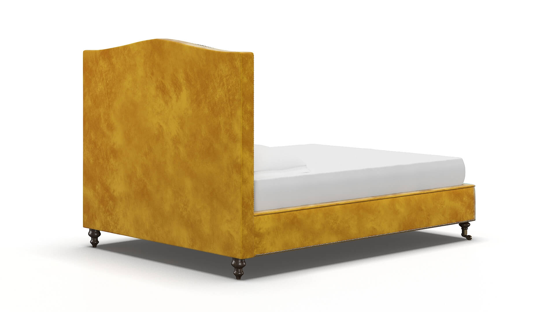 Bijou Royale Marigold Bed espresso legs 4