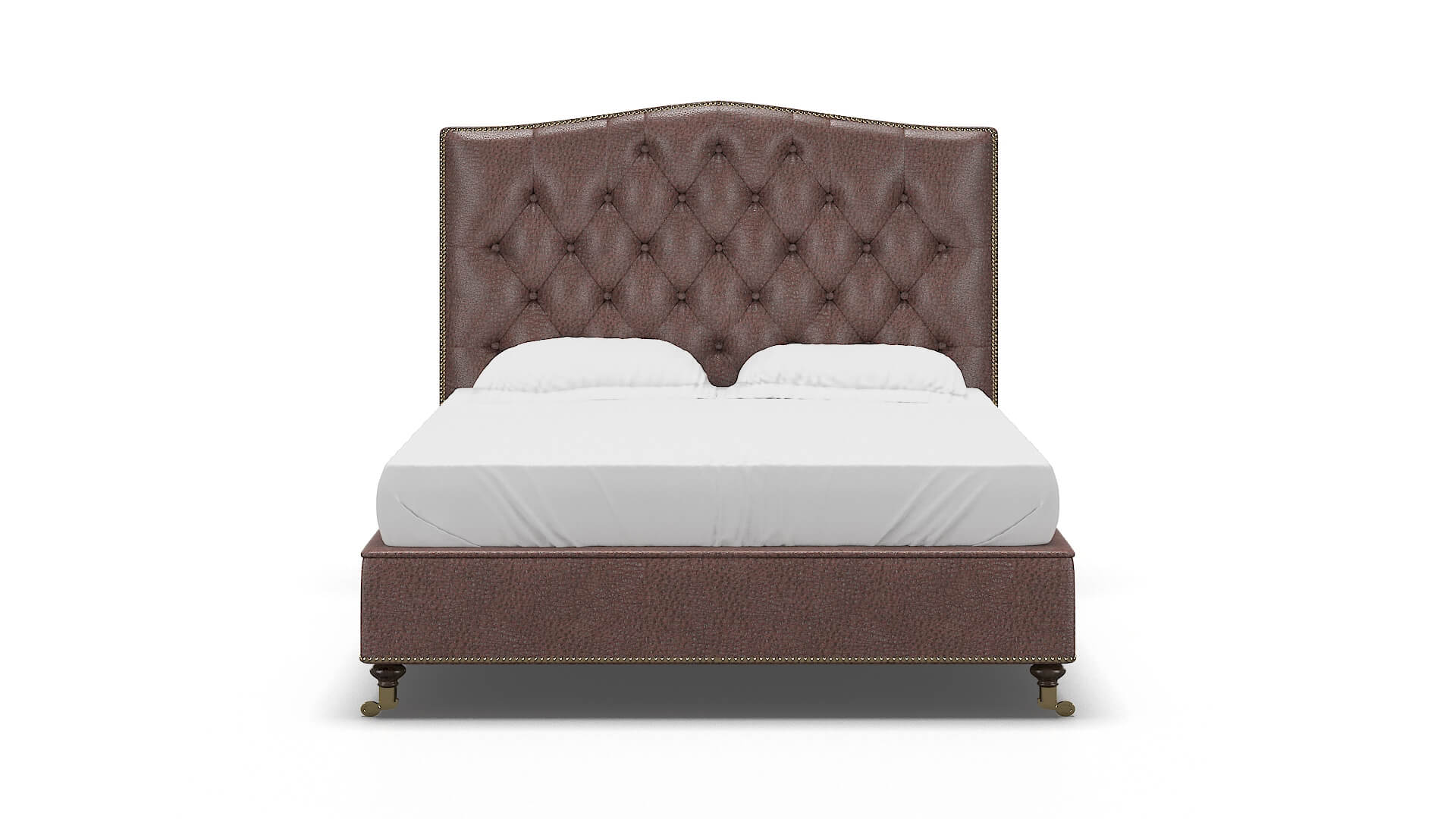 Bijou Royale Mocha Bed espresso legs 1