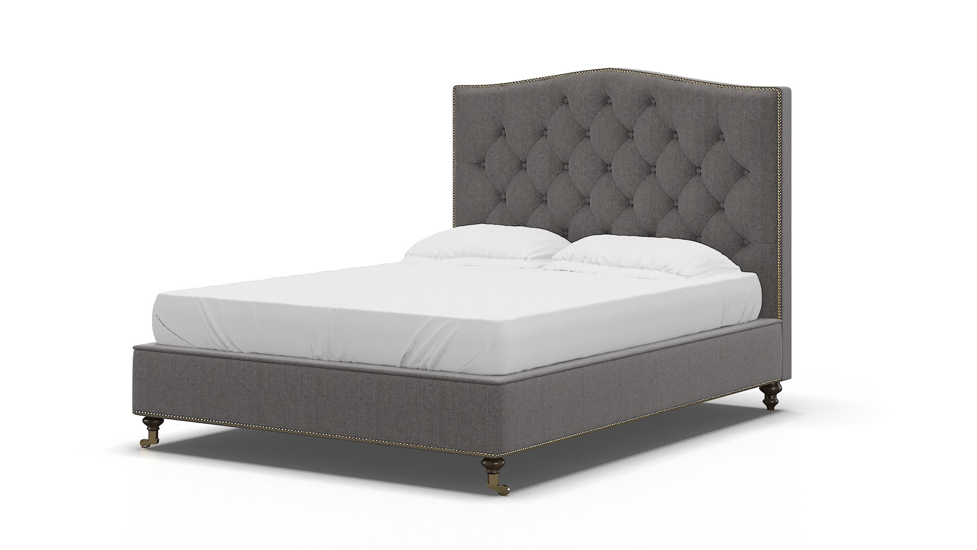 Bijou Sasha Granite Bed espresso legs 5