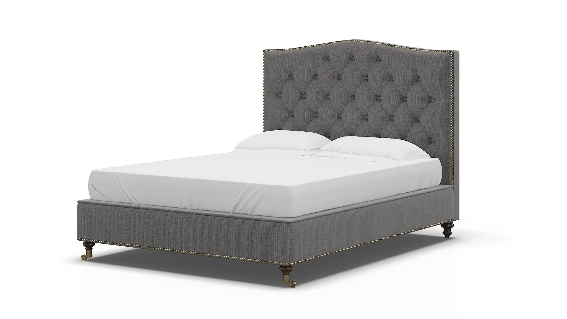 Bijou Terrain Oatmeal Bed espresso legs 5