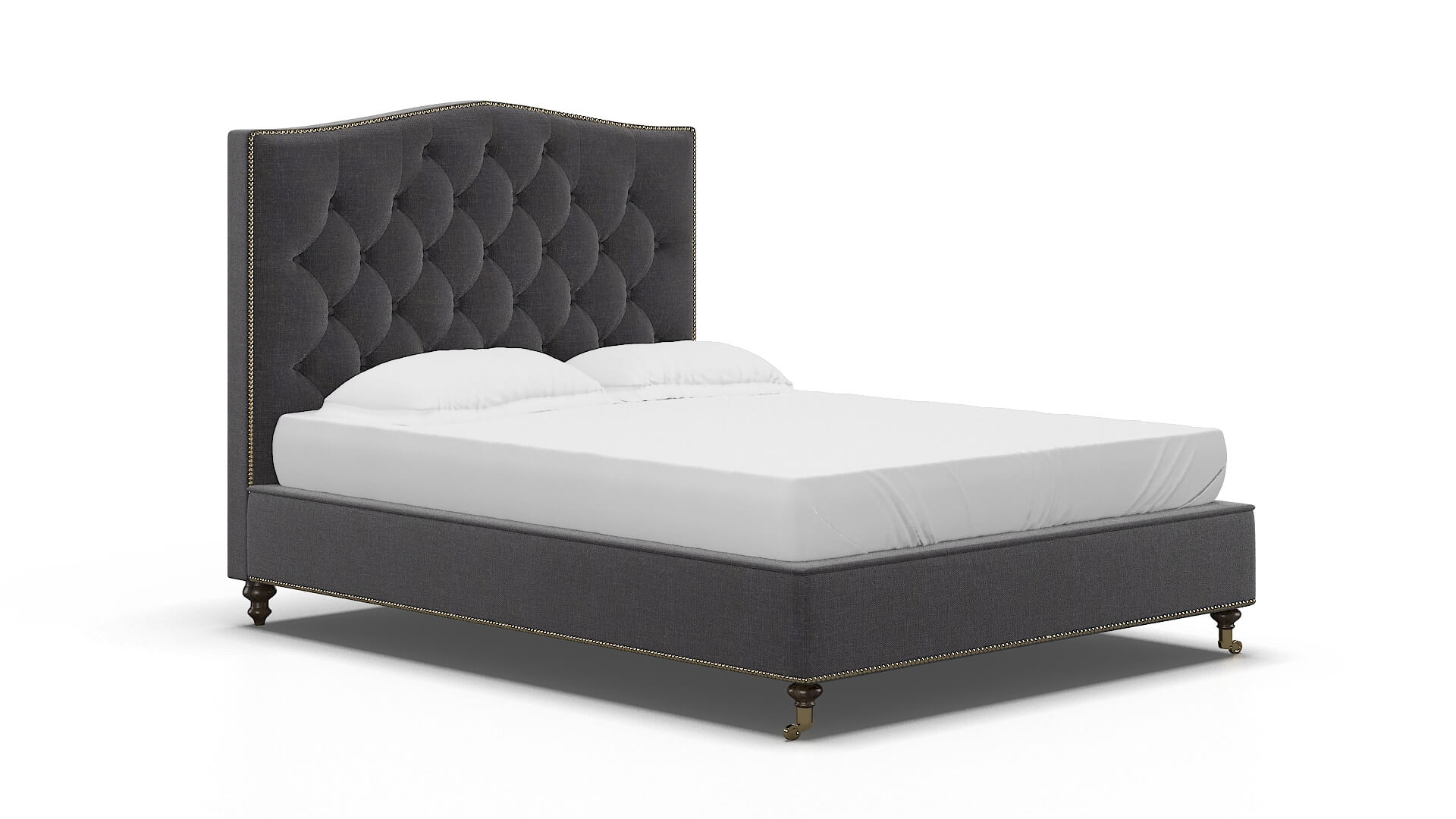 Bijou Venus Onyx Bed espresso legs 2