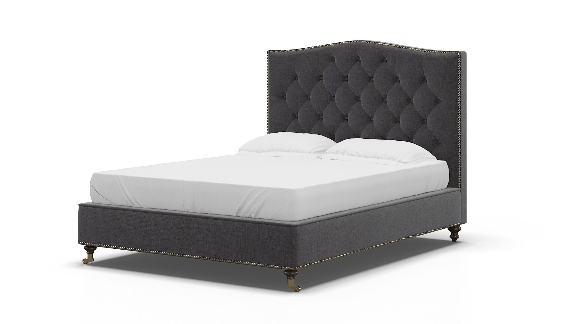 Bijou Venus Onyx Bed espresso legs 5