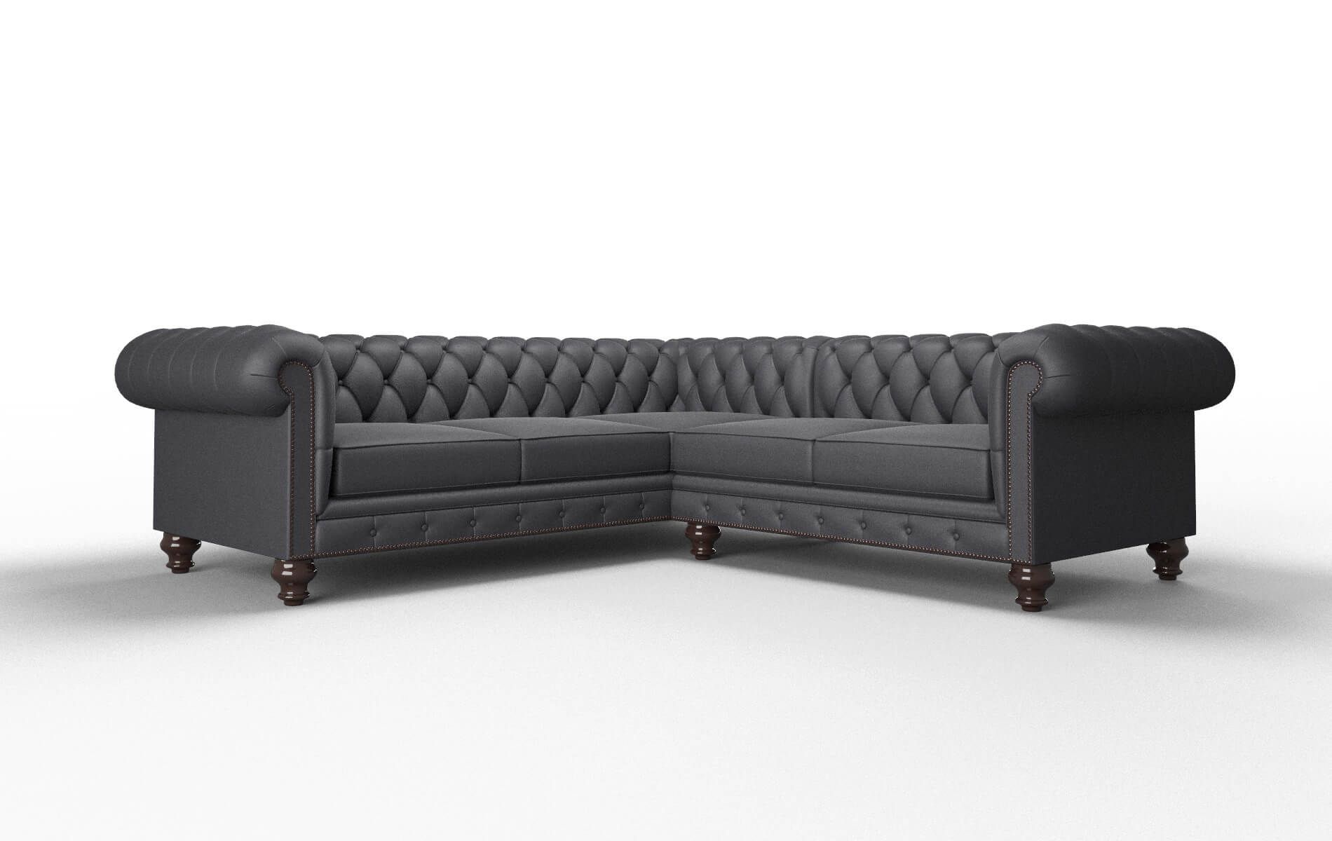 Bordeaux Atlas_plz Navy Sectional espresso legs 1