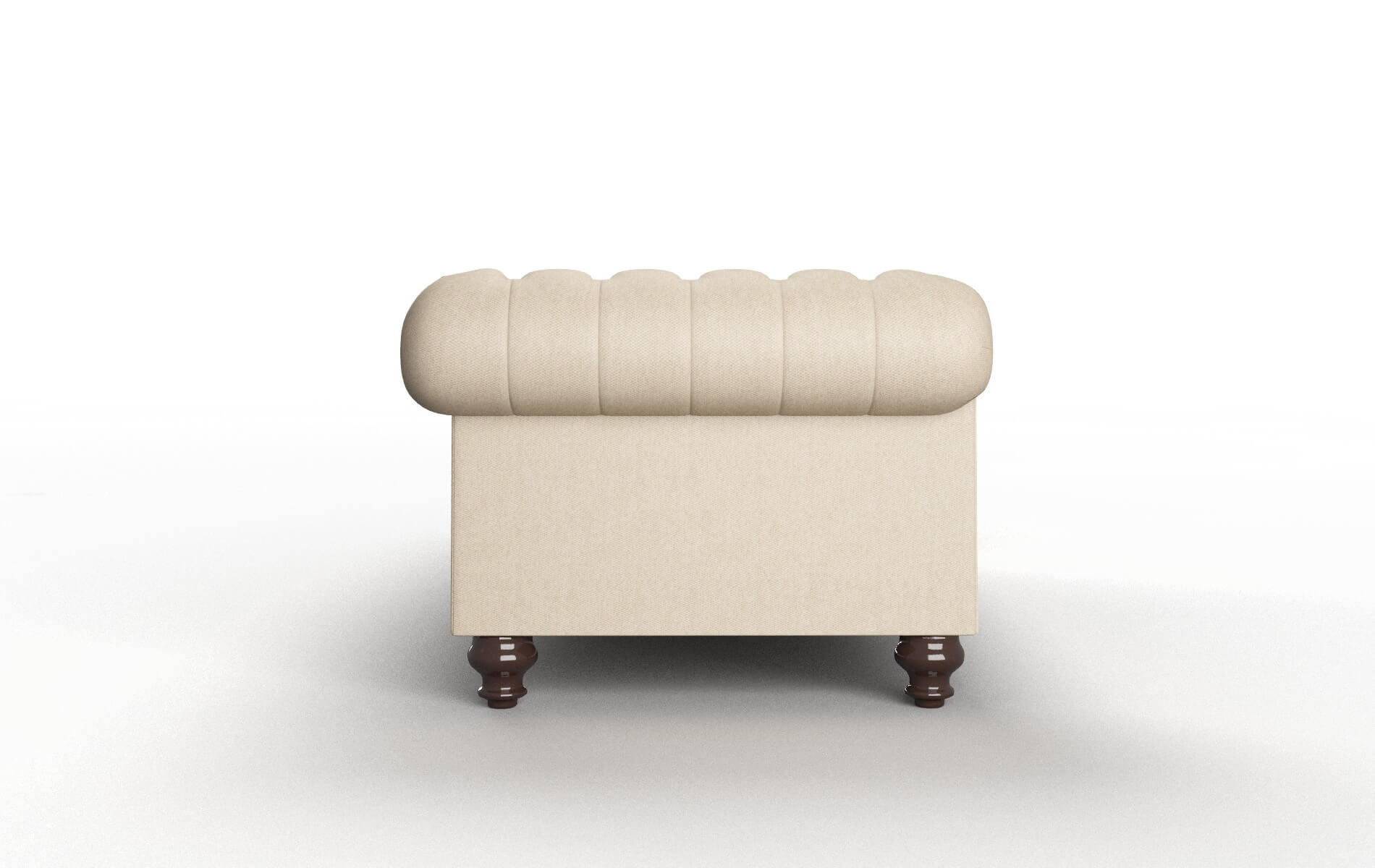 Bordeaux Avenger Burlap Sofa espresso legs 3